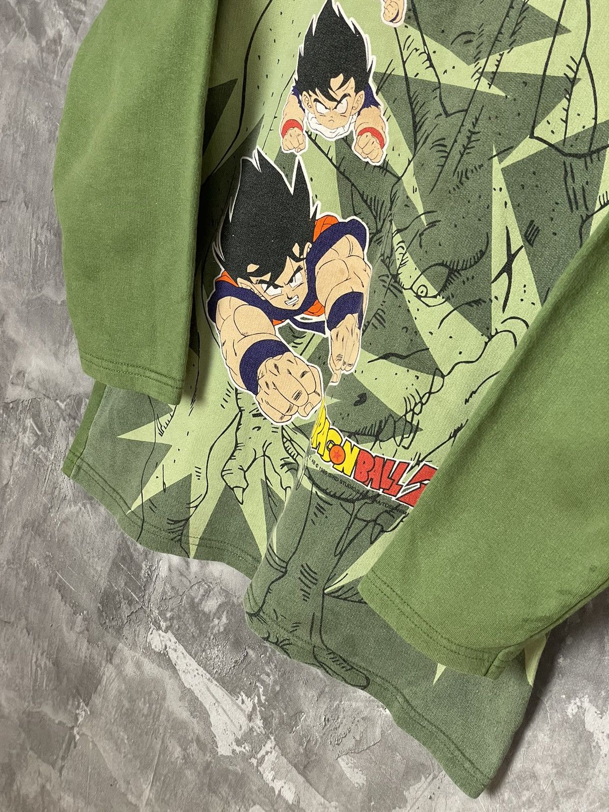Anime × Japanese Brand × Vintage Rare Vintage 1989 Dragon Ball Z Super Saiyan Sweatshirt 80s Size US XS / EU 42 / 0 - 8 Thumbnail