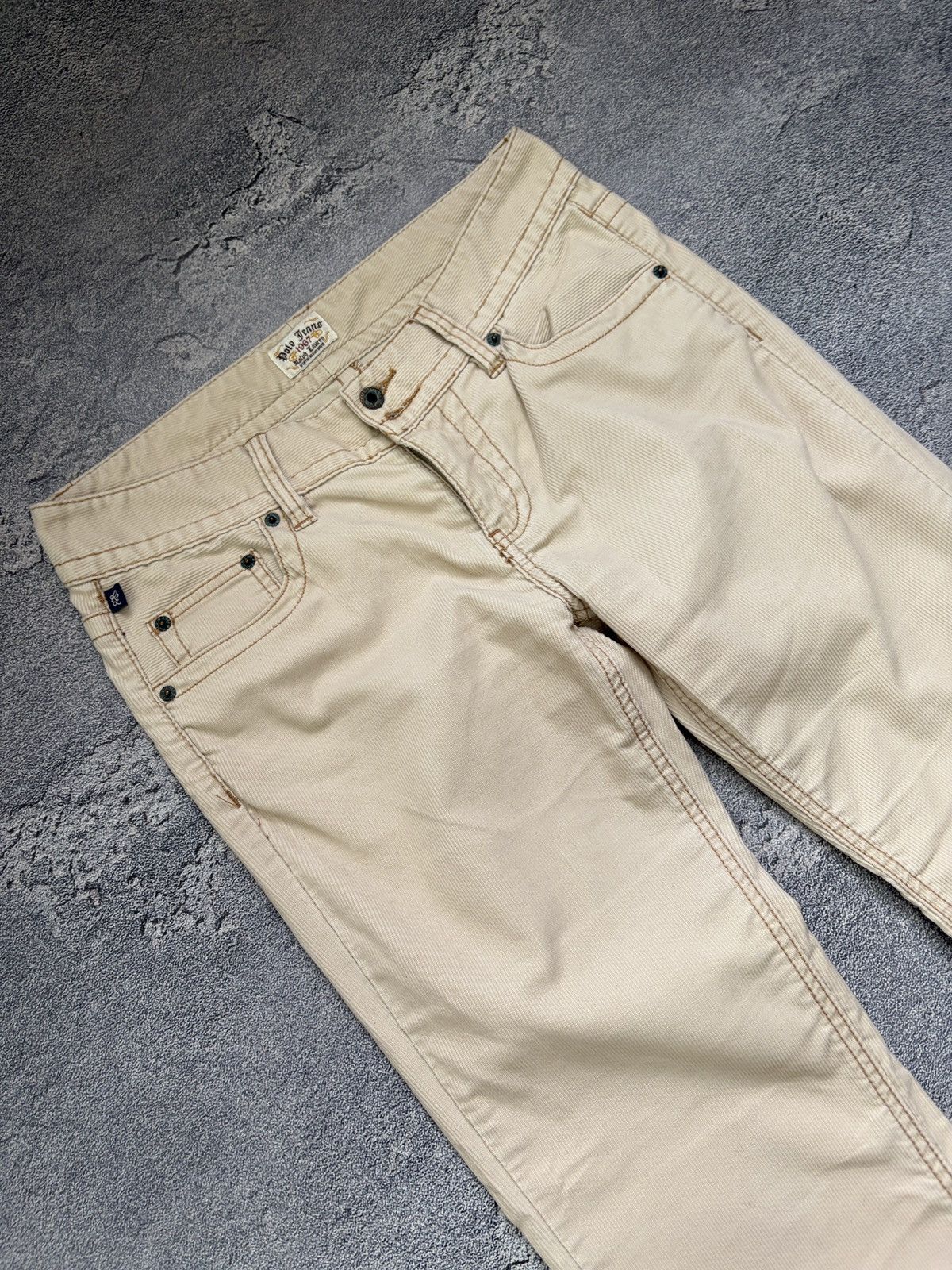 Polo Ralph Lauren Polo Ralph Lauren Kelly Jean Corduroy Pants Beige 28/6 Size 28" / US 6 / IT 42 - 14 Thumbnail