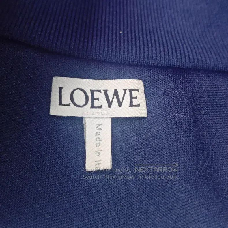 Loewe Loewe Dark blue embroidered logo zipper jacket Size XS / US 0-2 / IT 36-38 - 5 Thumbnail