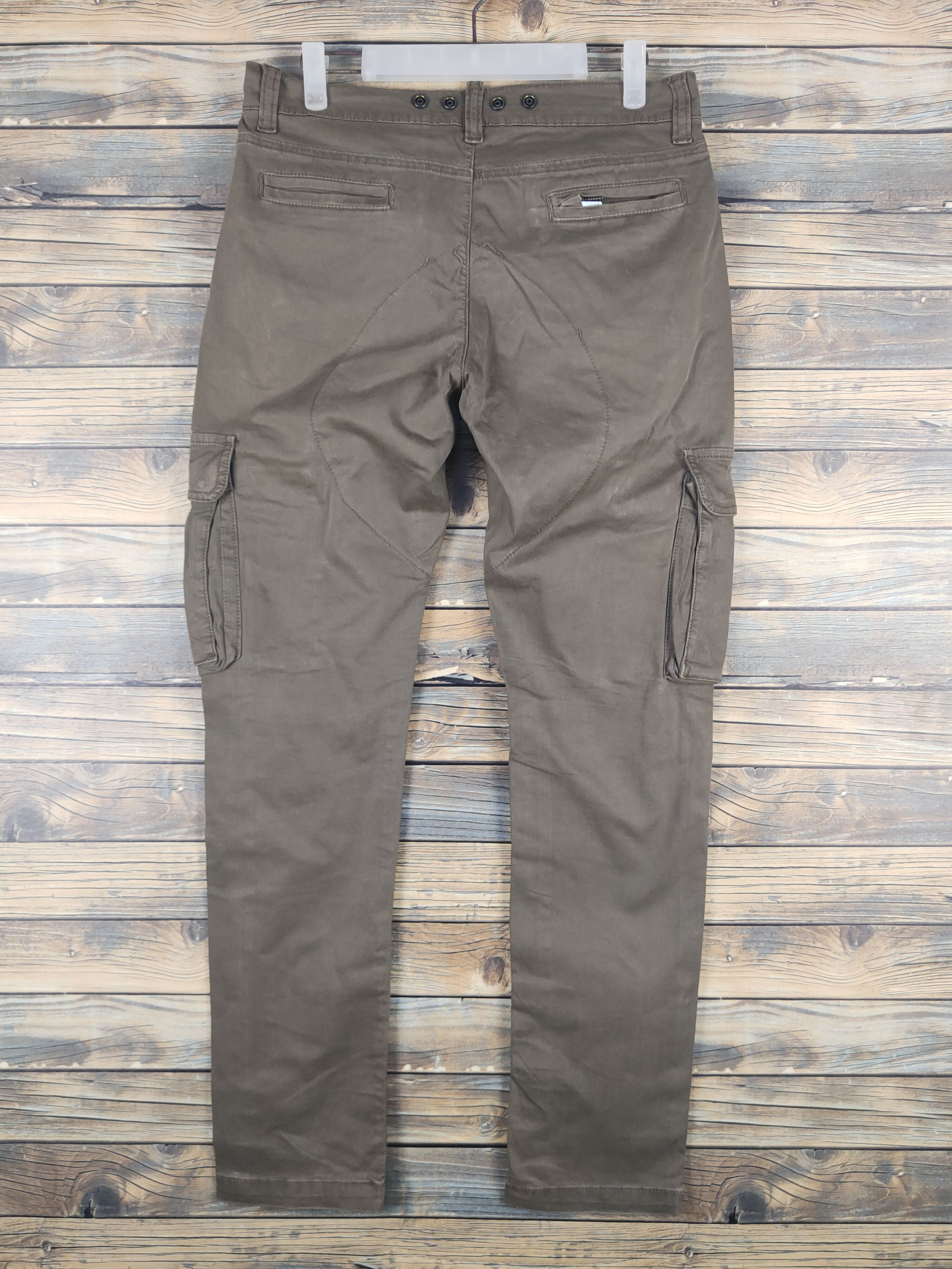 Japanese Brand DL Zara Brown Multipocket Tactical Cargo Pants #1574 Size US 31 - 7 Thumbnail