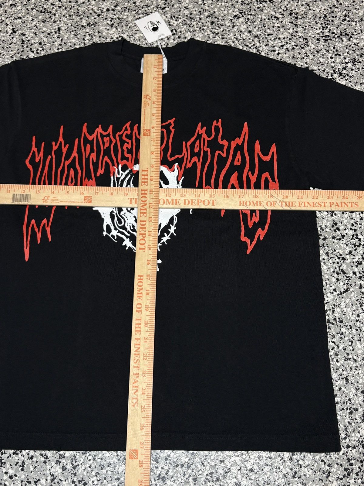 Warren Lotas 2025 Warren Lotas “RELENTLESS” Faded Black T-Shirt Size M Size US M / EU 48-50 / 2 - 6 Thumbnail