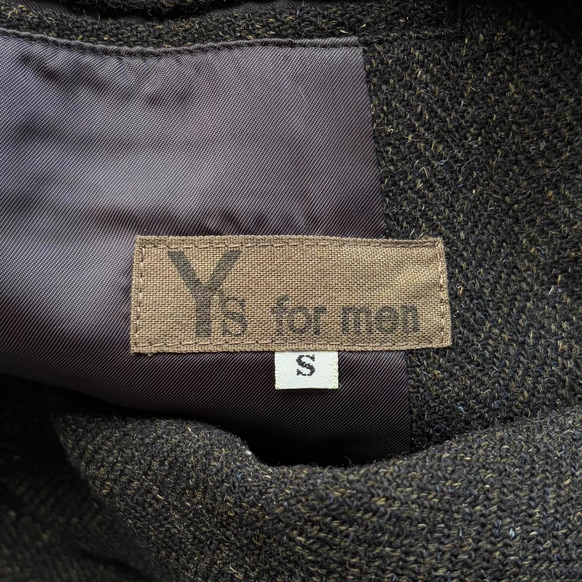 Yohji Yamamoto Yohji Yamamoto 80s Y's Herringbone Tweed Blazer Size US S / EU 44-46 / 1 - 4 Thumbnail