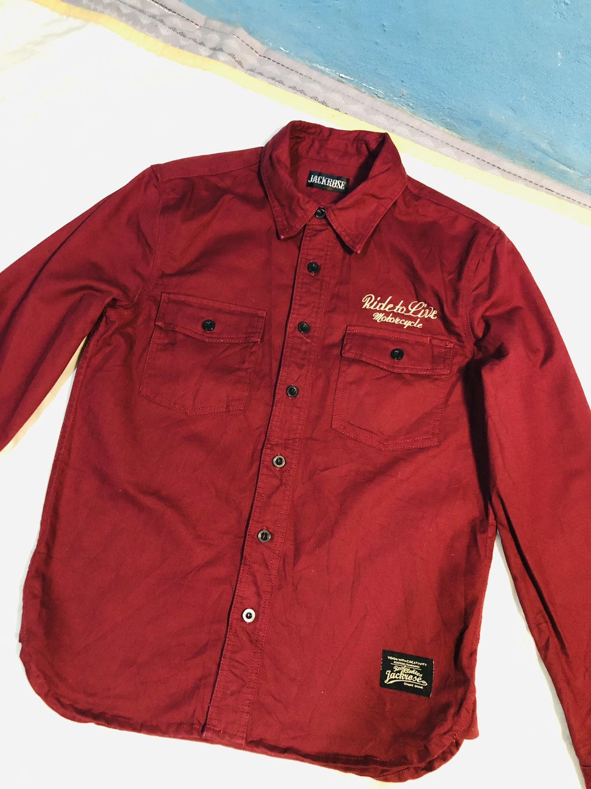 JACKROSE JackRose Long Sleeve Shirt Button Up (6) Size US M / EU 48-50 / 2 - 3 Thumbnail