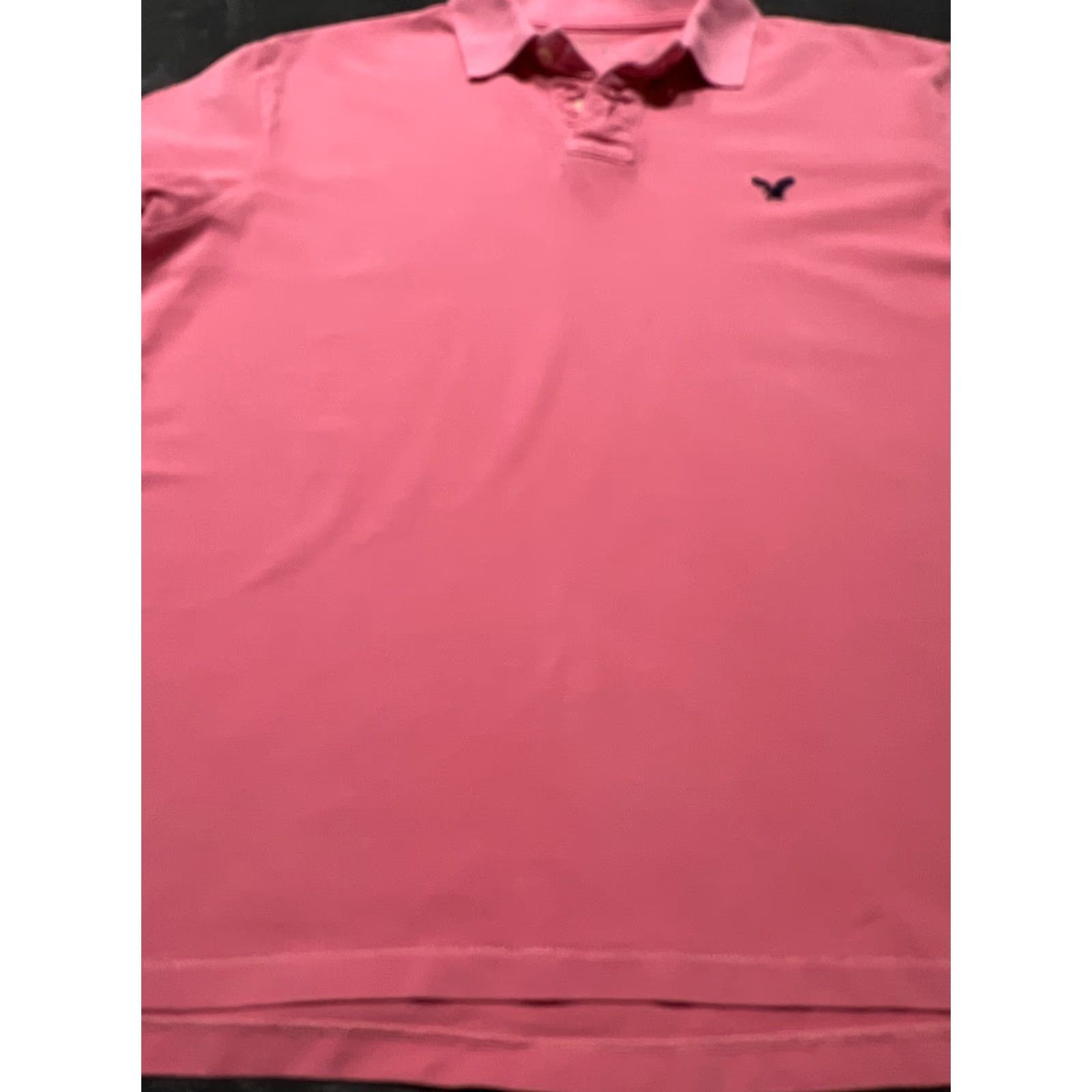 American Eagle Outfitters VINTAGE American Eagle Polo Shirt Pink Short Sleeve Athletic Fit XL Extra Large Size US XL / EU 56 / 4 - 3 Thumbnail