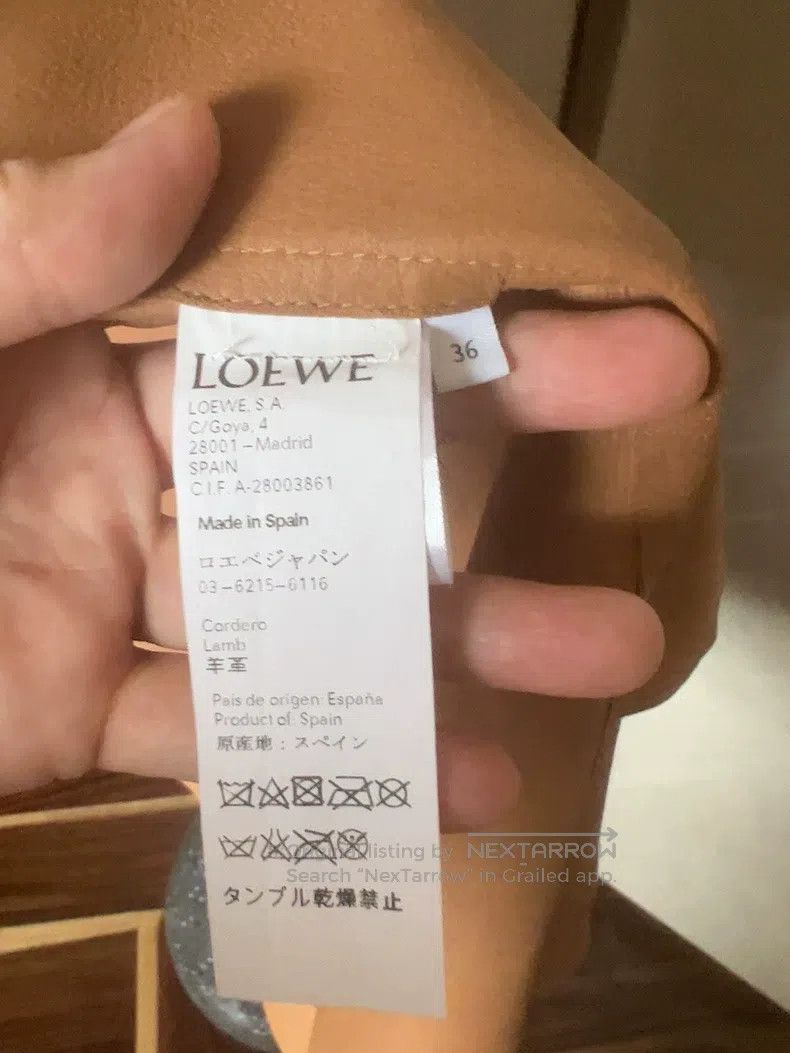 Loewe Loewe Lady's Sheepskin Sleeveless Dress, Slightly Dyed, Si Size XS / US 0-2 / IT 36-38 - 6 Thumbnail