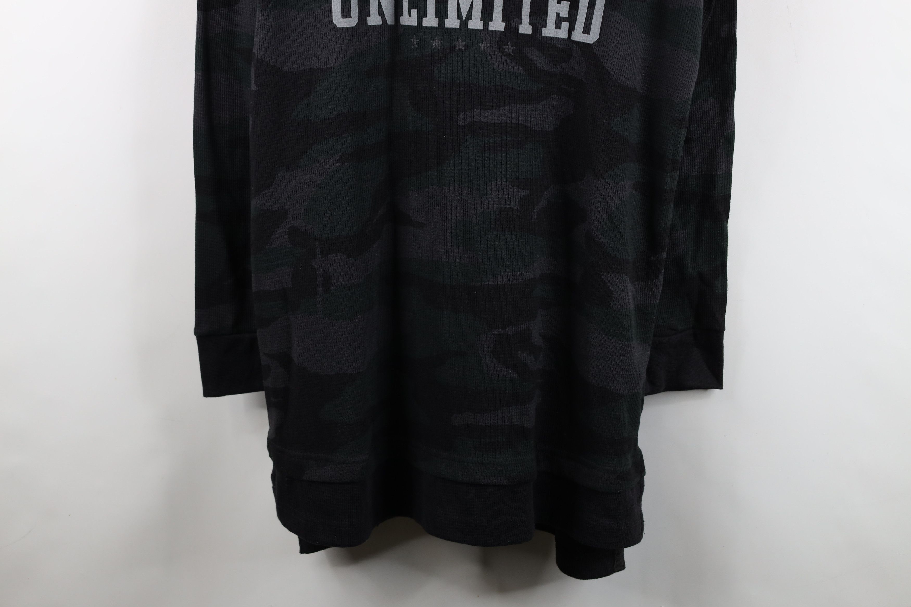 Ecko Unltd. Deadstock Vintage Y2K Ecko Thermal Waffle Knit T-Shirt Size US XXL / EU 58 / 5 - 3 Thumbnail
