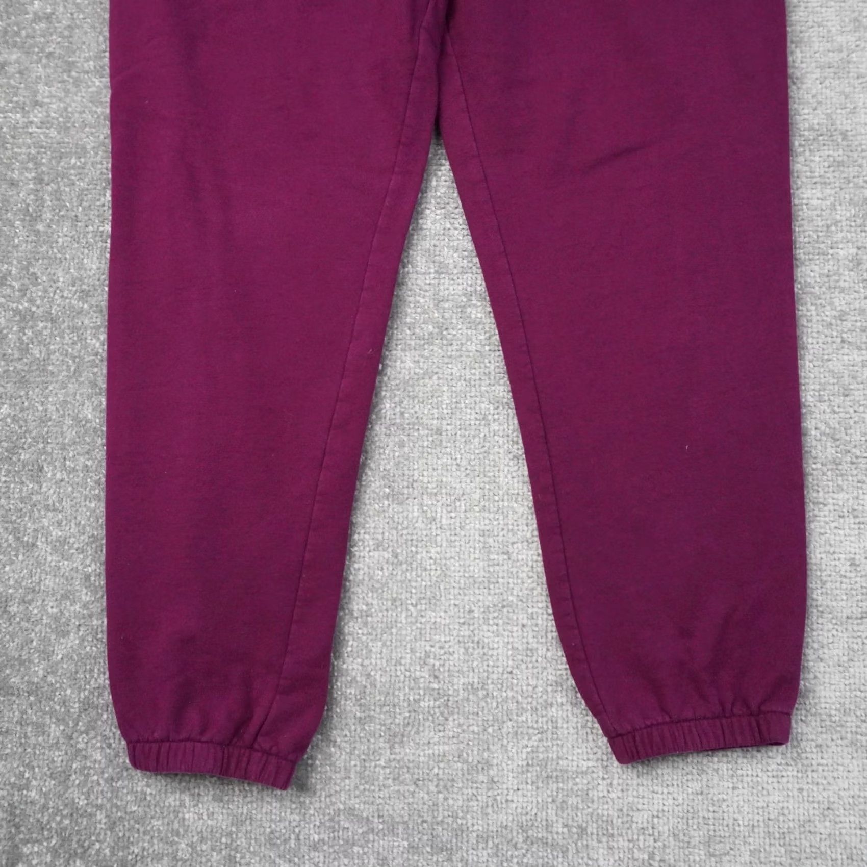 Gap GAP Sweatpants Purple Athletic Drawstring Logo Womens Large 32x28 Regular Tapered Pockets Joggers Size 36" / US 14 / IT 50 - 4 Thumbnail