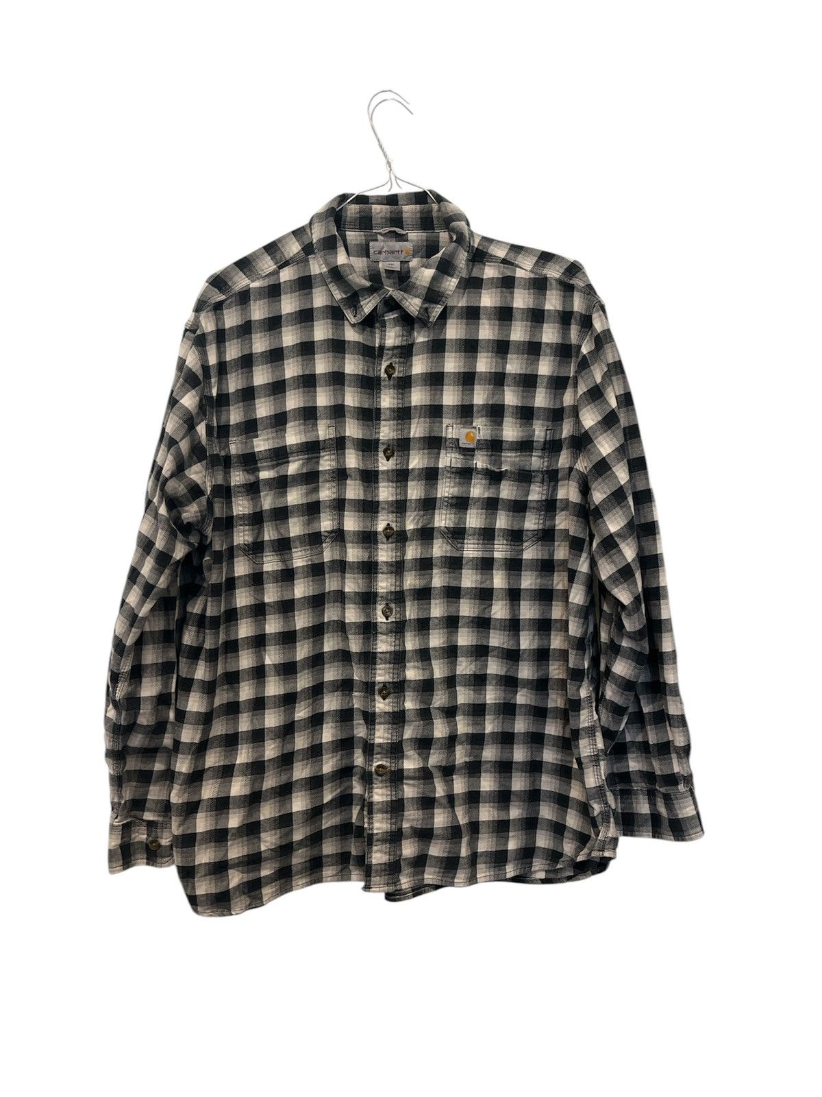 Carhartt Carhartt Flannel Shirt Men’s 2XL Black Plaid Heavyweight Size US XXL / EU 58 / 5 - 1 Thumbnail