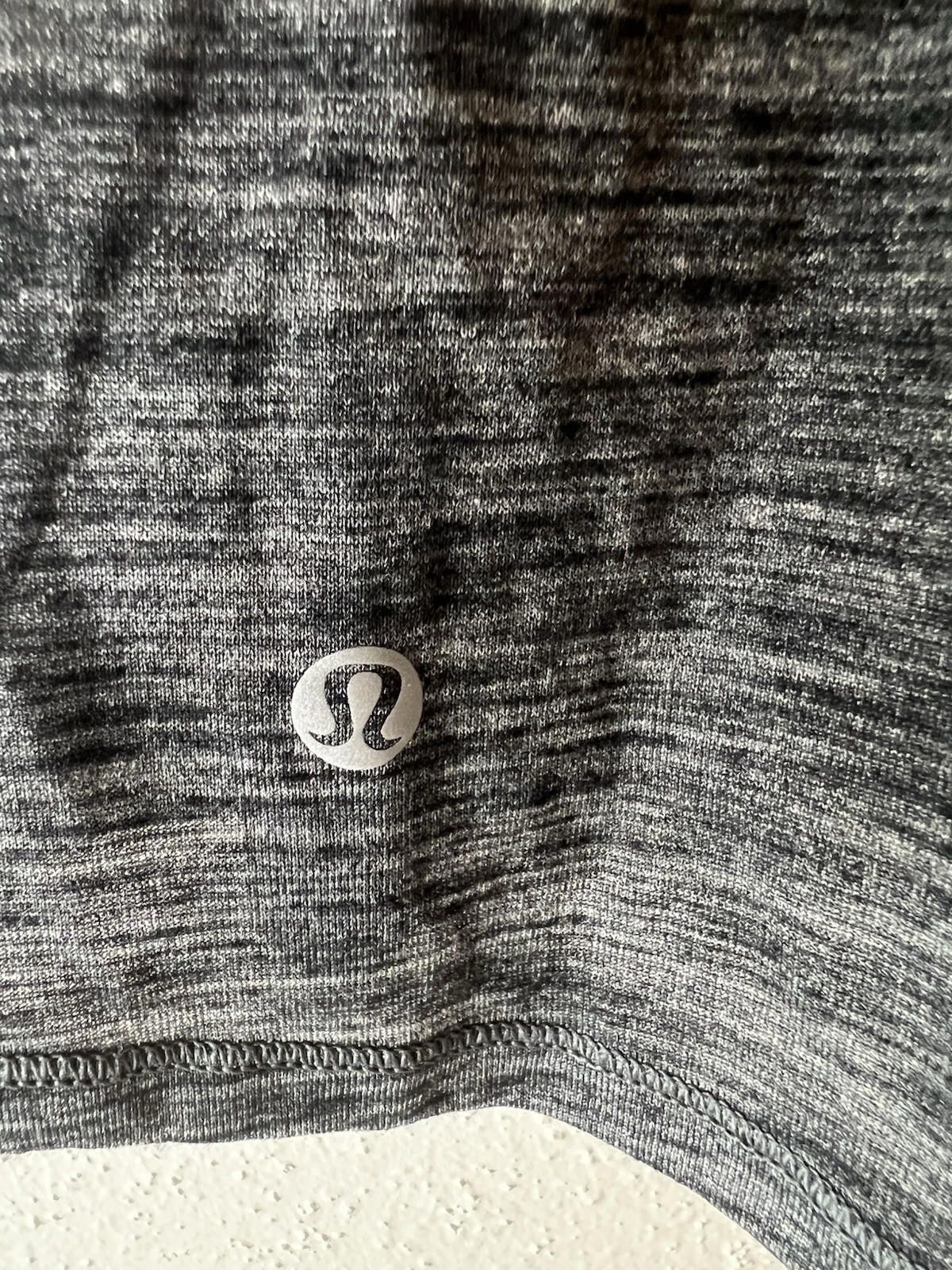 Designer Lululemon Heathered Grey Tank Top Sz 4 Size S / US 4 / IT 40 - 4 Thumbnail