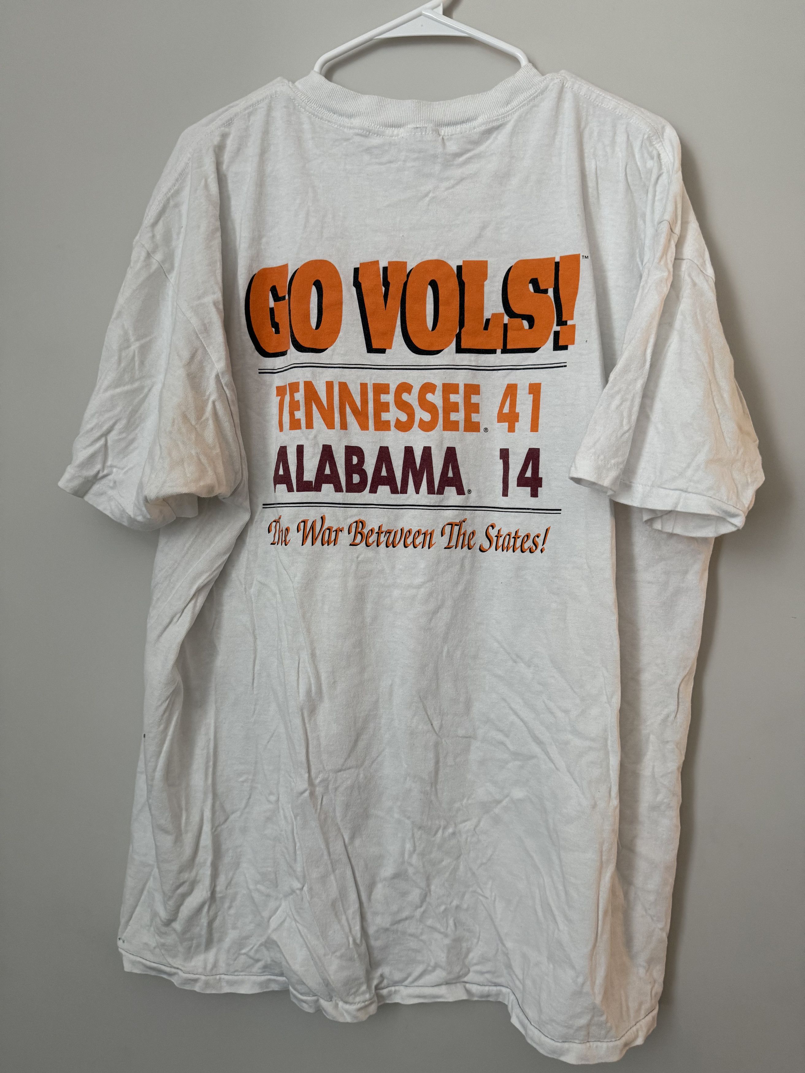 Vintage Vintage Tennessee/Alabama 1998 Back in The Saddle Again Tee Size US XL / EU 56 / 4 - 4 Thumbnail