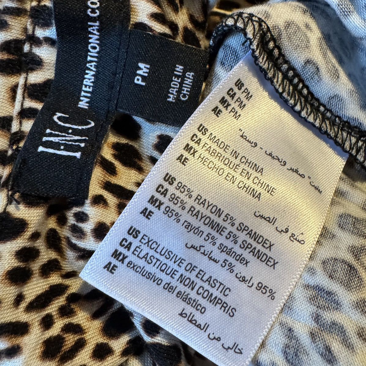 I.N.C INC, Cheetah Print, Sleeveless Maxi Dress, Petite Size M / US 6-8 / IT 42-44 - 9 Thumbnail