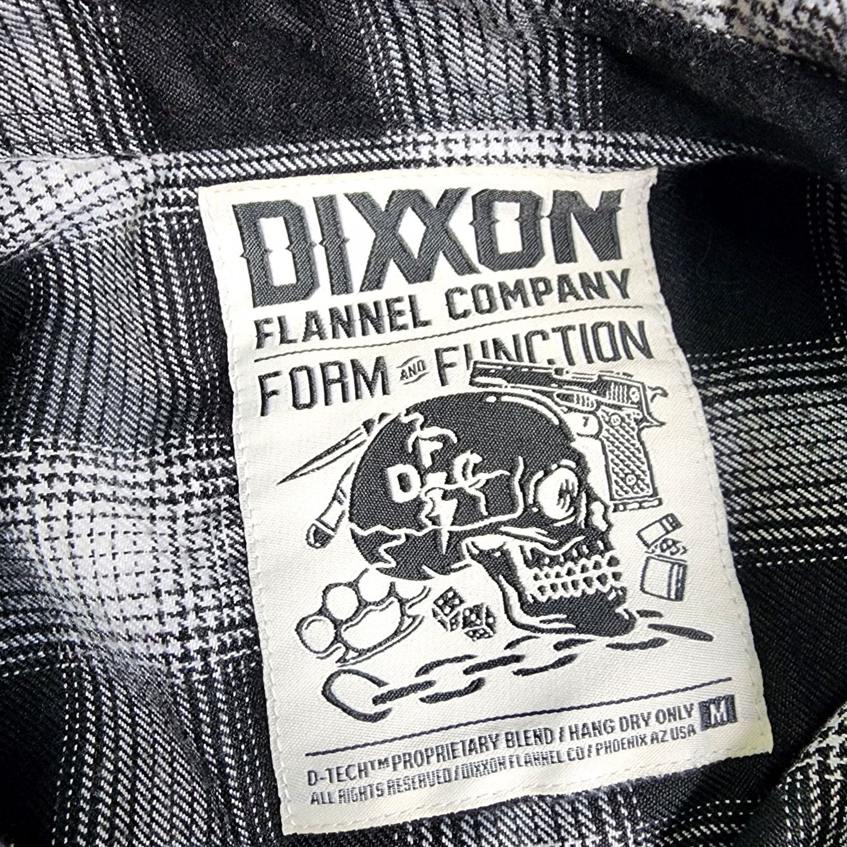 Vintage Dixxon Flannel Shirt Women's Medium Black Pearl Snap Size M / US 6-8 / IT 42-44 - 2 Thumbnail