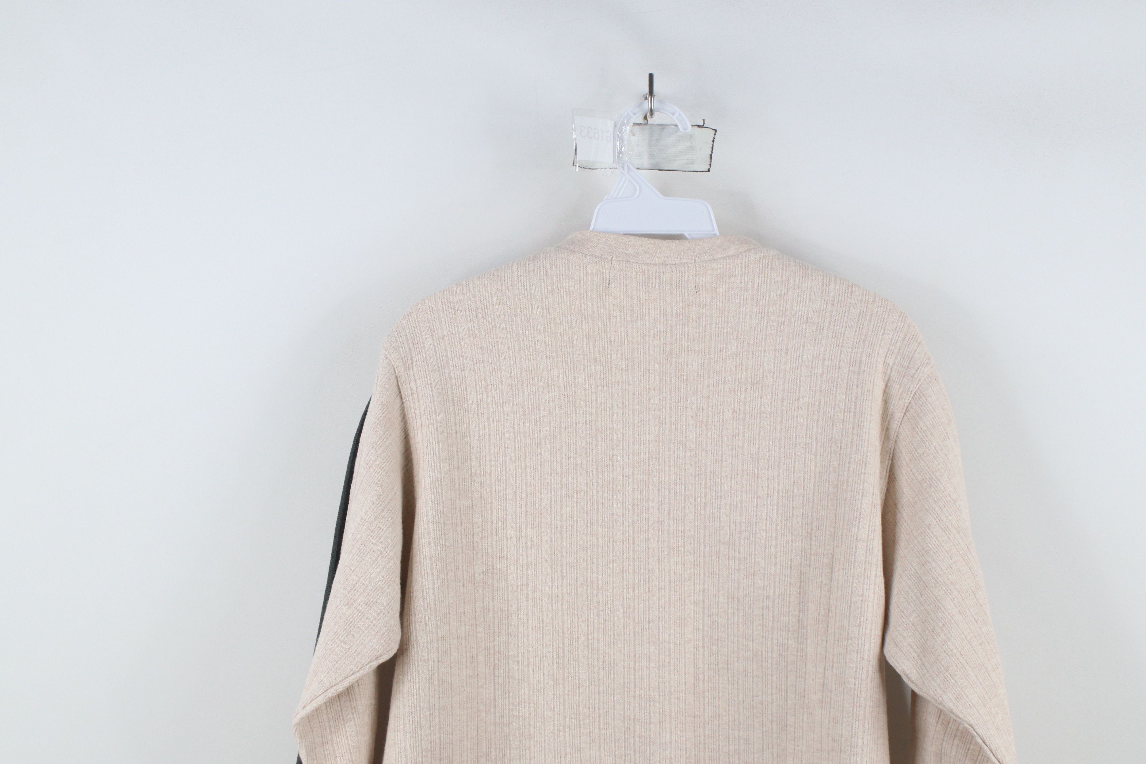 Express × Vintage Vintage 90s Express Striped Ribbed Knit Long Sleeve T-Shirt Size L / US 10 / IT 46 - 9 Thumbnail