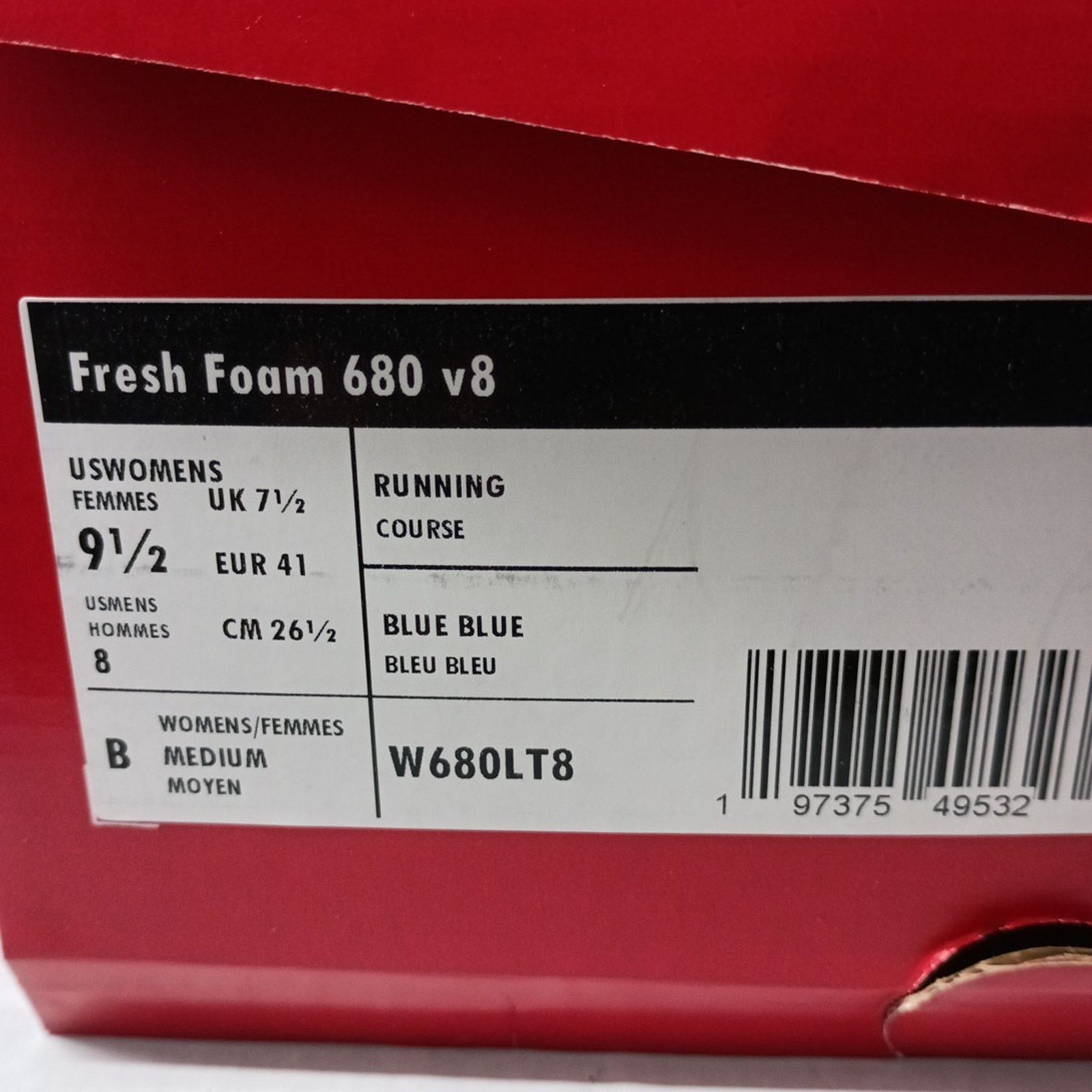 New Balance New Balance Fresh Foam 680 v8 Women's Size 9.5 Blue Shoes Size US 9.5 / IT 39.5 - 8 Thumbnail