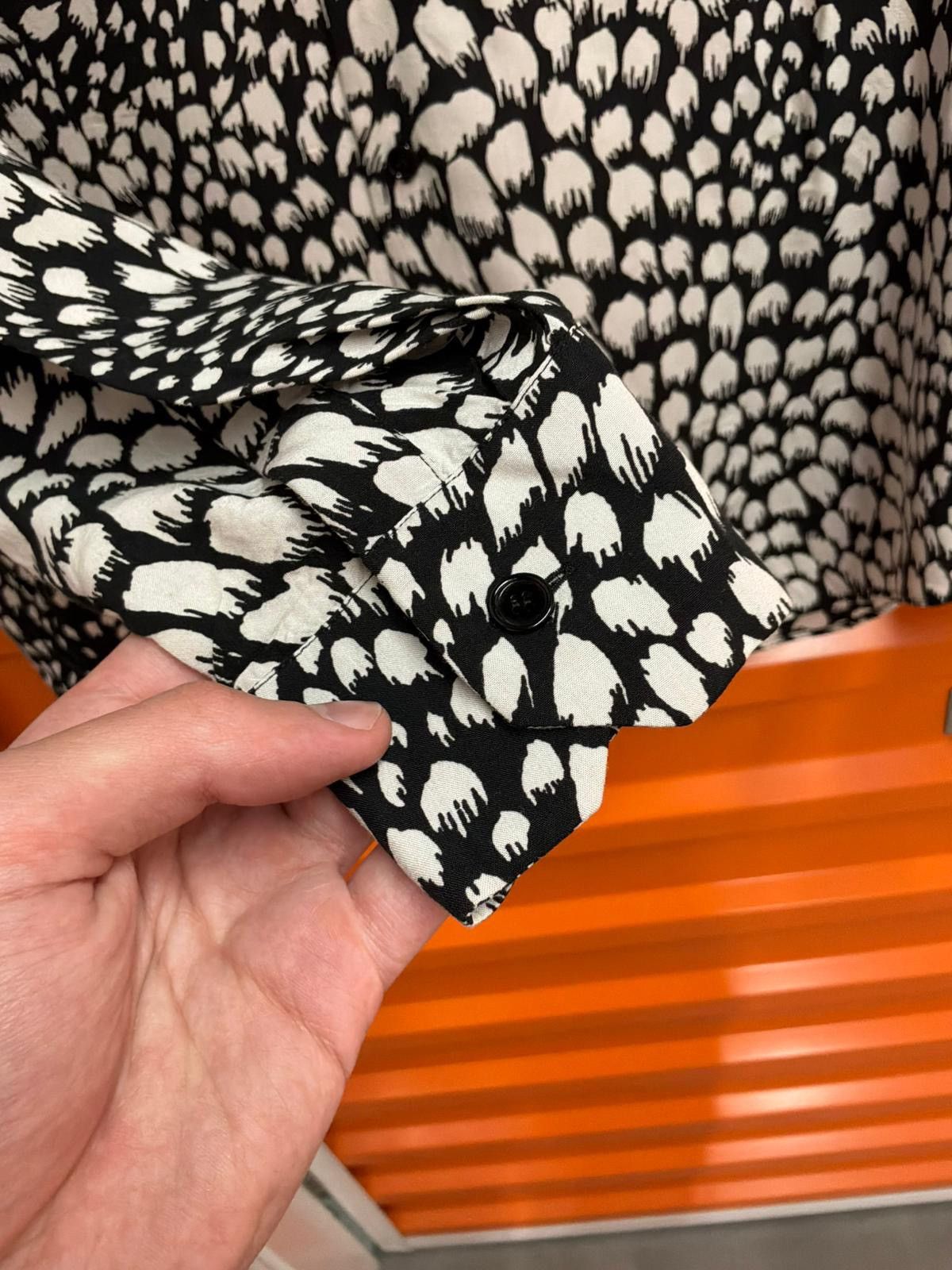Celine Celine Shirt Abstract Feather Print Buttons Up size 42 Size M / US 6-8 / IT 42-44 - 5 Thumbnail
