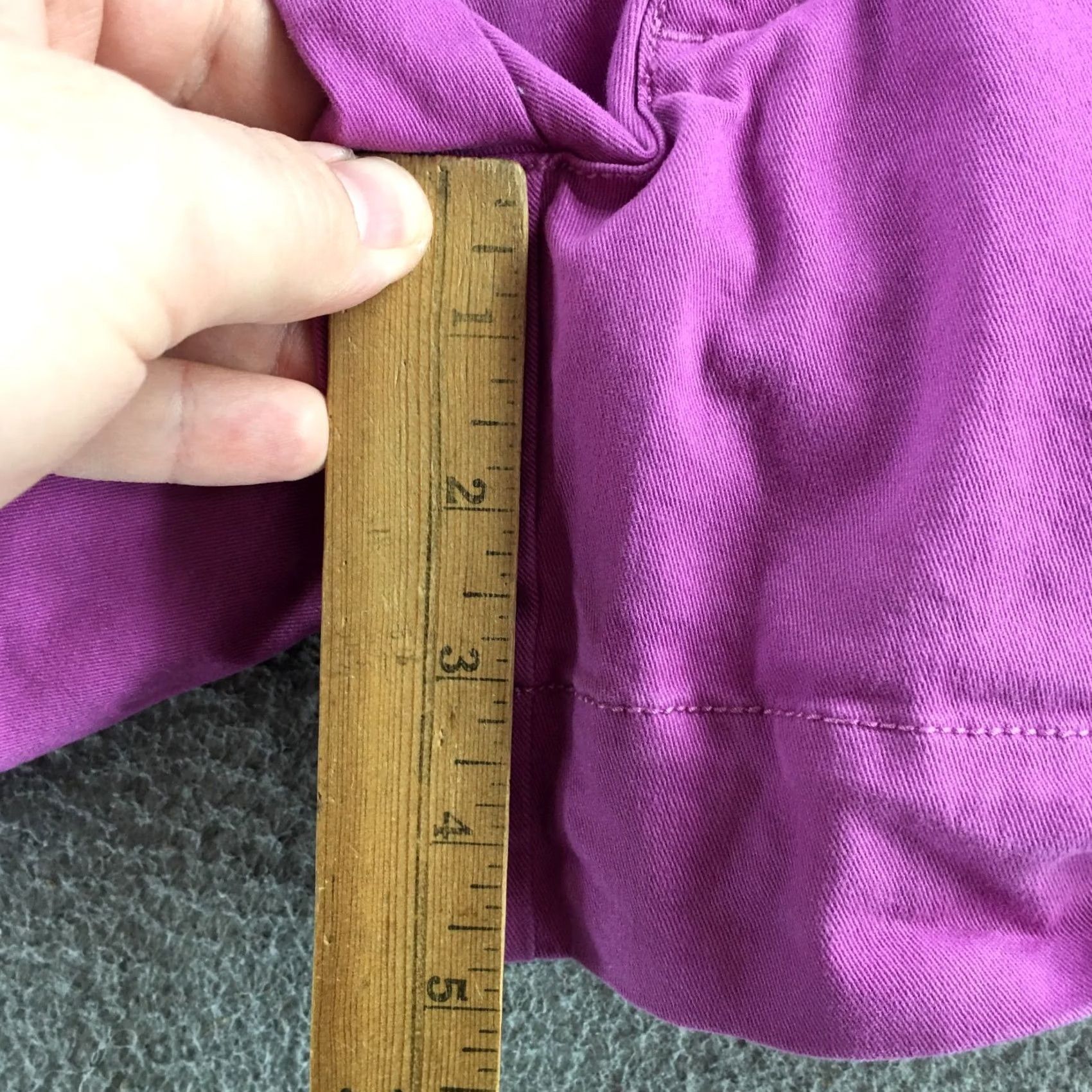 American Eagle Outfitters American Eagle Outfitters Midi Chino Shorts Womens 6 Purple Zip Casual Daywear Size 28" / US 6 / IT 42 - 7 Thumbnail
