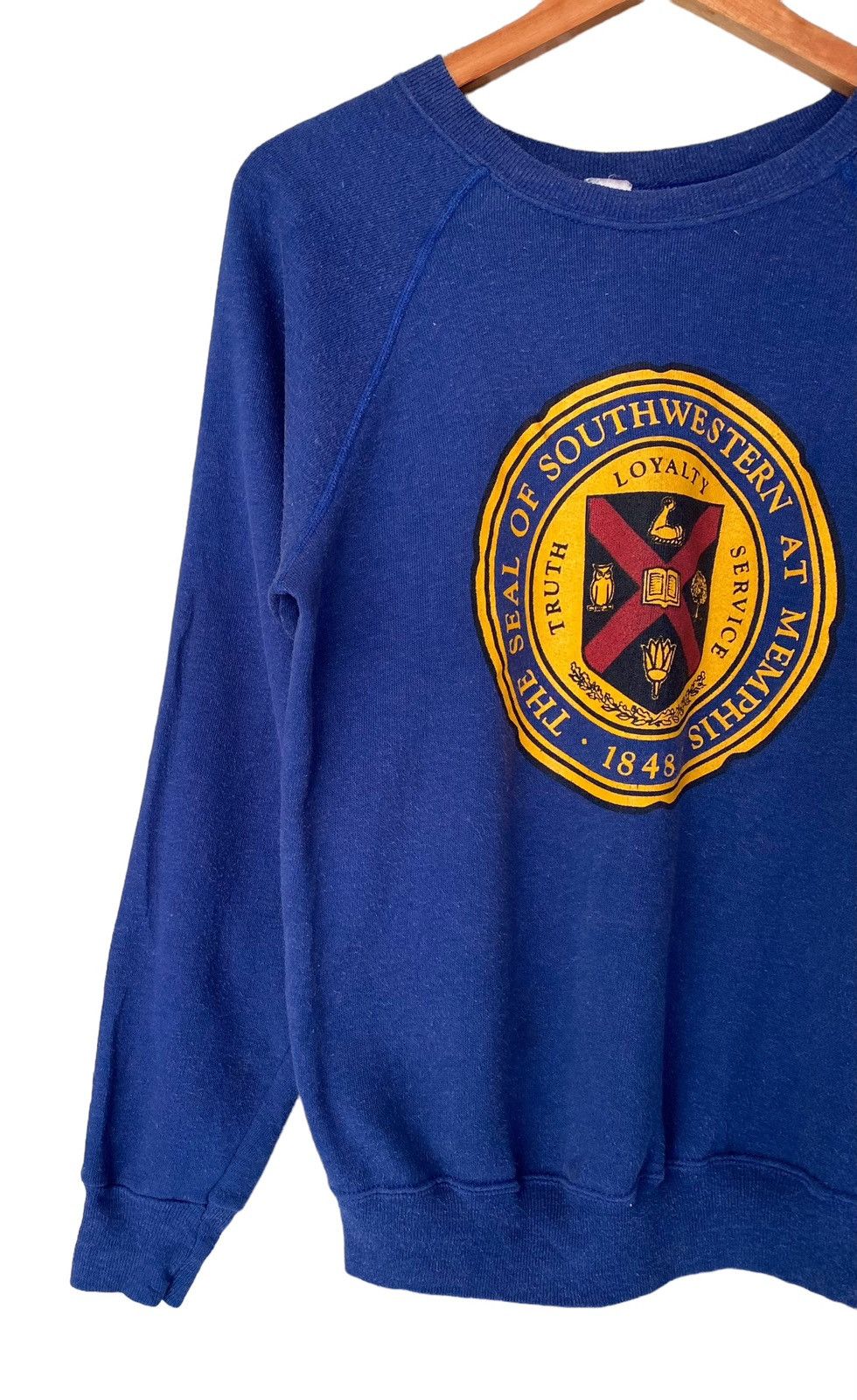 Vintage Vintage 1948 The Seal Of Southwestern At Memphis Sweatshirt Size US M / EU 48-50 / 2 - 3 Thumbnail