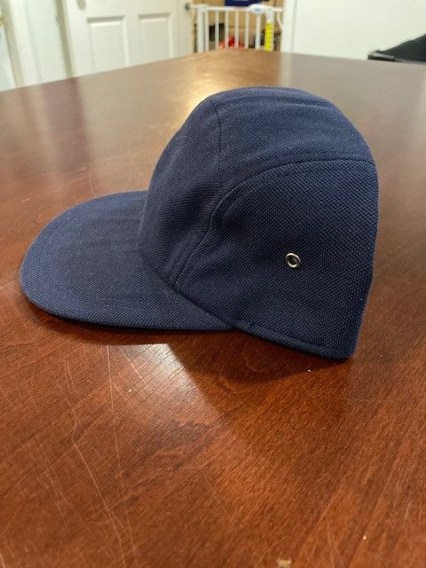 Supreme Supreme x Lacoste Pique Navy Camp Cap (SS2017) Size ONE SIZE - 2 Thumbnail