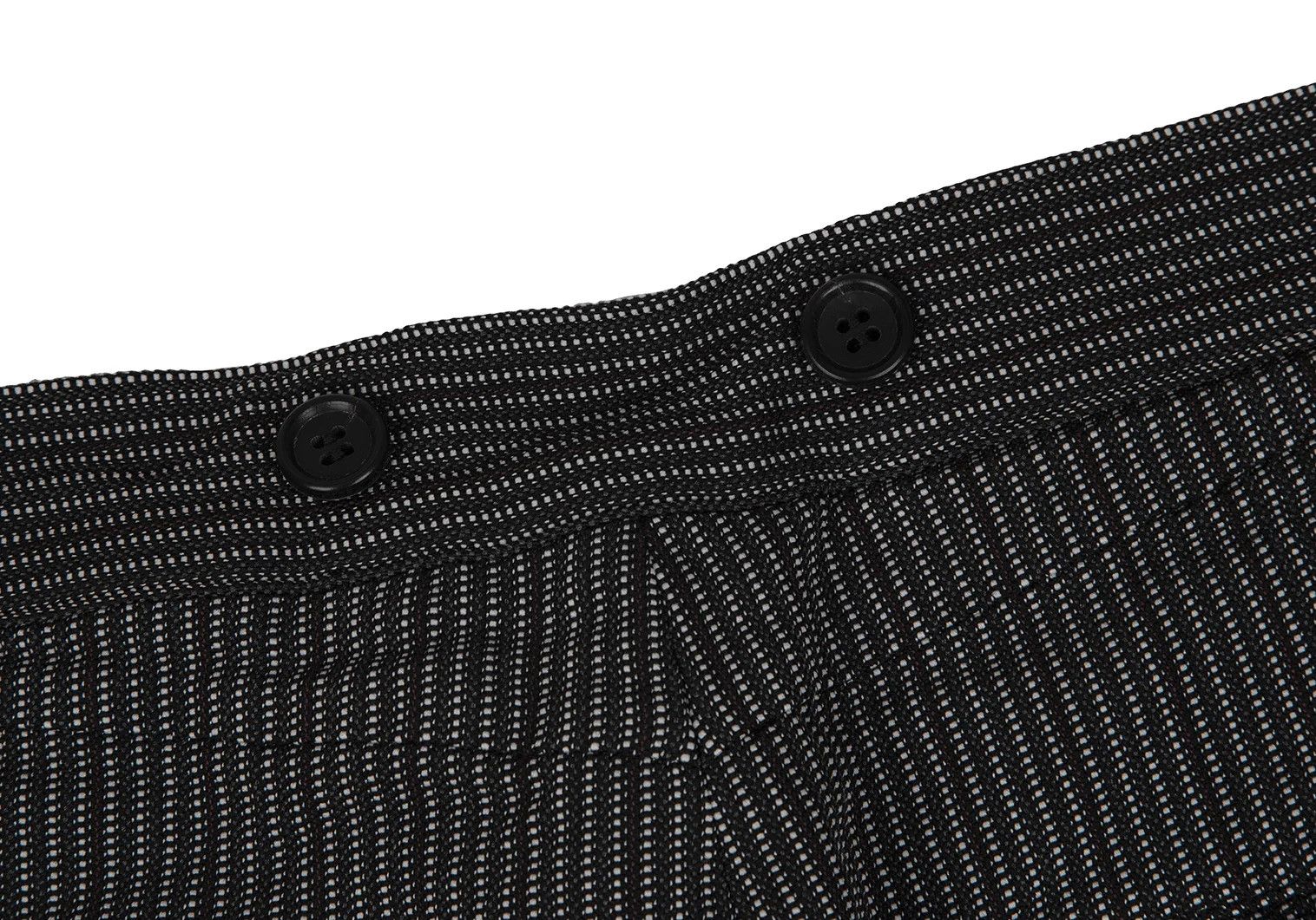 Junya Watanabe Polyester Striped Hip Cut Pants in Charcoal XS Size US 30 / EU 46 - 10 Thumbnail