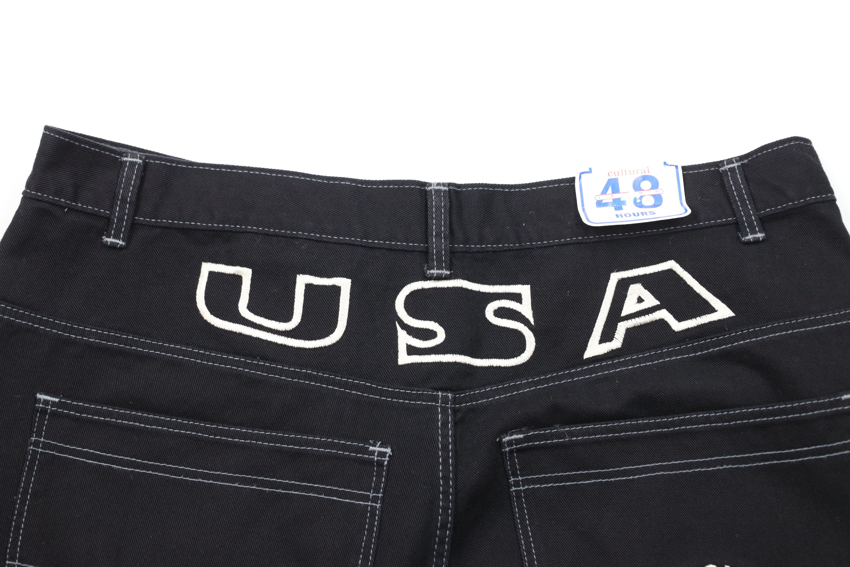 Vintage Deadstock Vintage 90s Streetwear Baggy Fit Denim Shorts Size US 40 / EU 56 - 11 Thumbnail