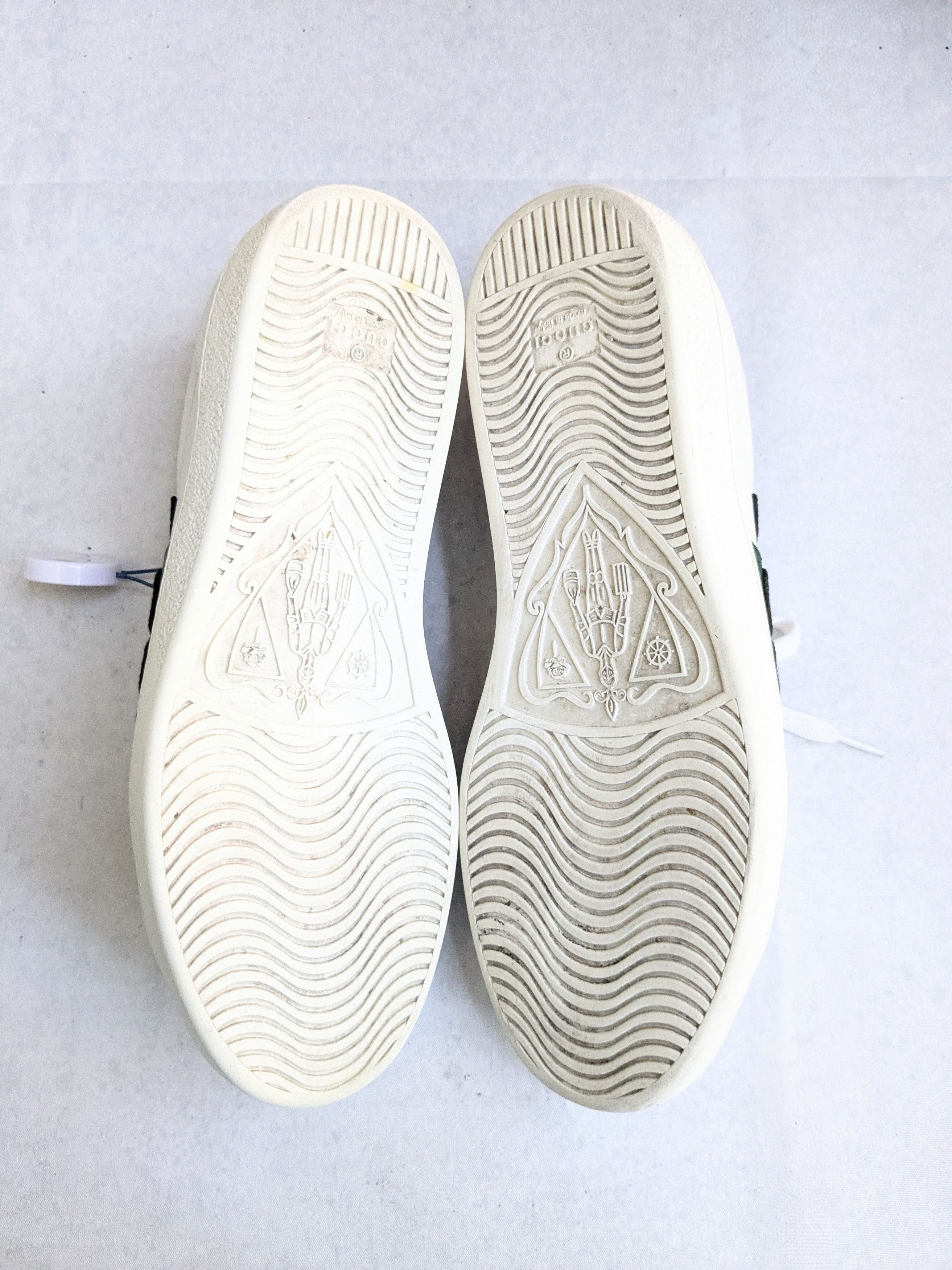 Gucci Gucci Ace Sneakers Snake 10 White Low Tops Leather Size US 10 / EU 43 - 16 Thumbnail