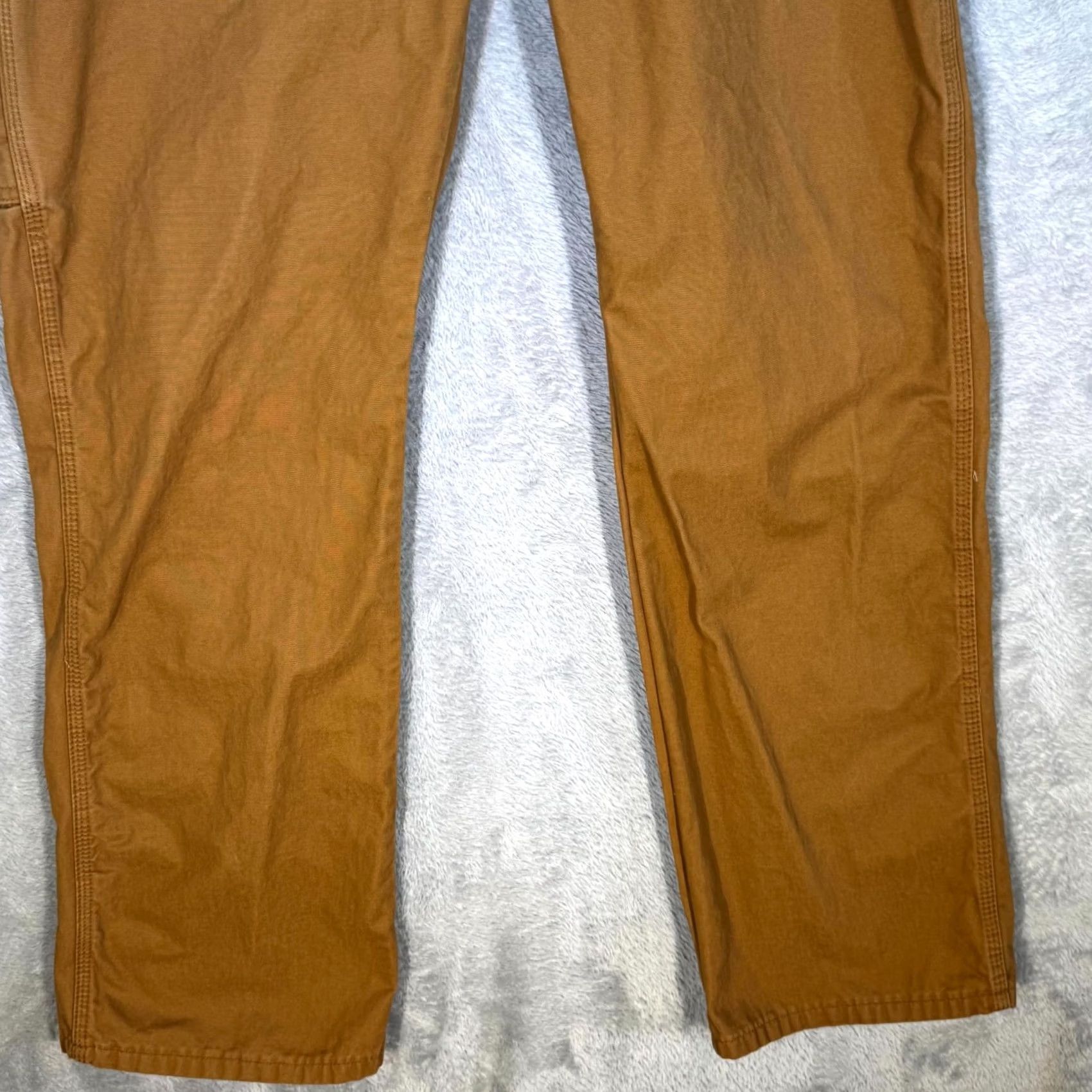 Dickies Dickies Carpenter Jeans Men 36 x 32 Brown Cotton Relaxed Fit Straight Leg Jeans Size US 36 / EU 52 - 5 Thumbnail
