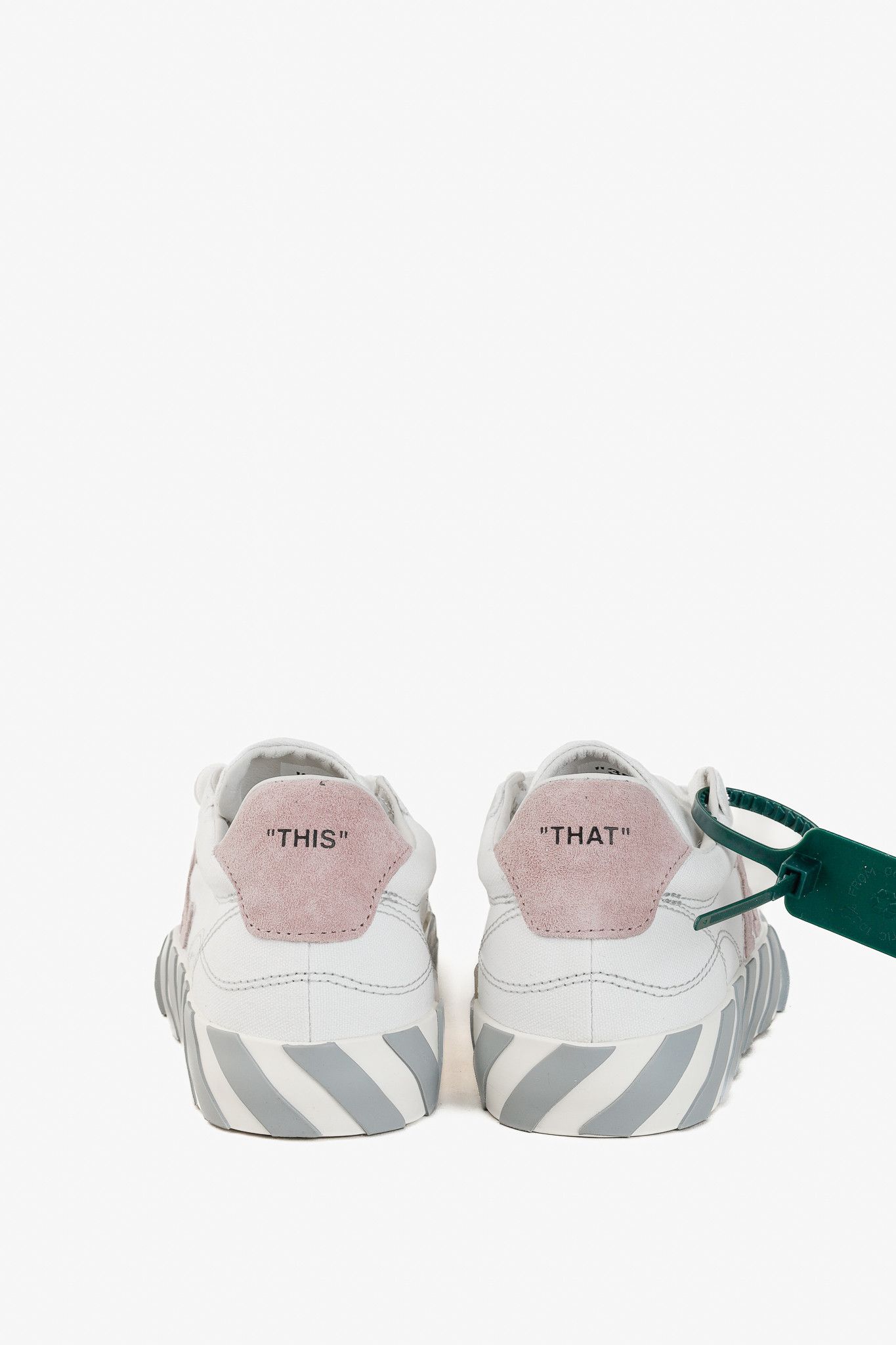 Off-White OFF-WHITE Low Vulcanized Canvas Low-Top Sneakers Size US 8.5 / IT 38.5 - 3 Thumbnail