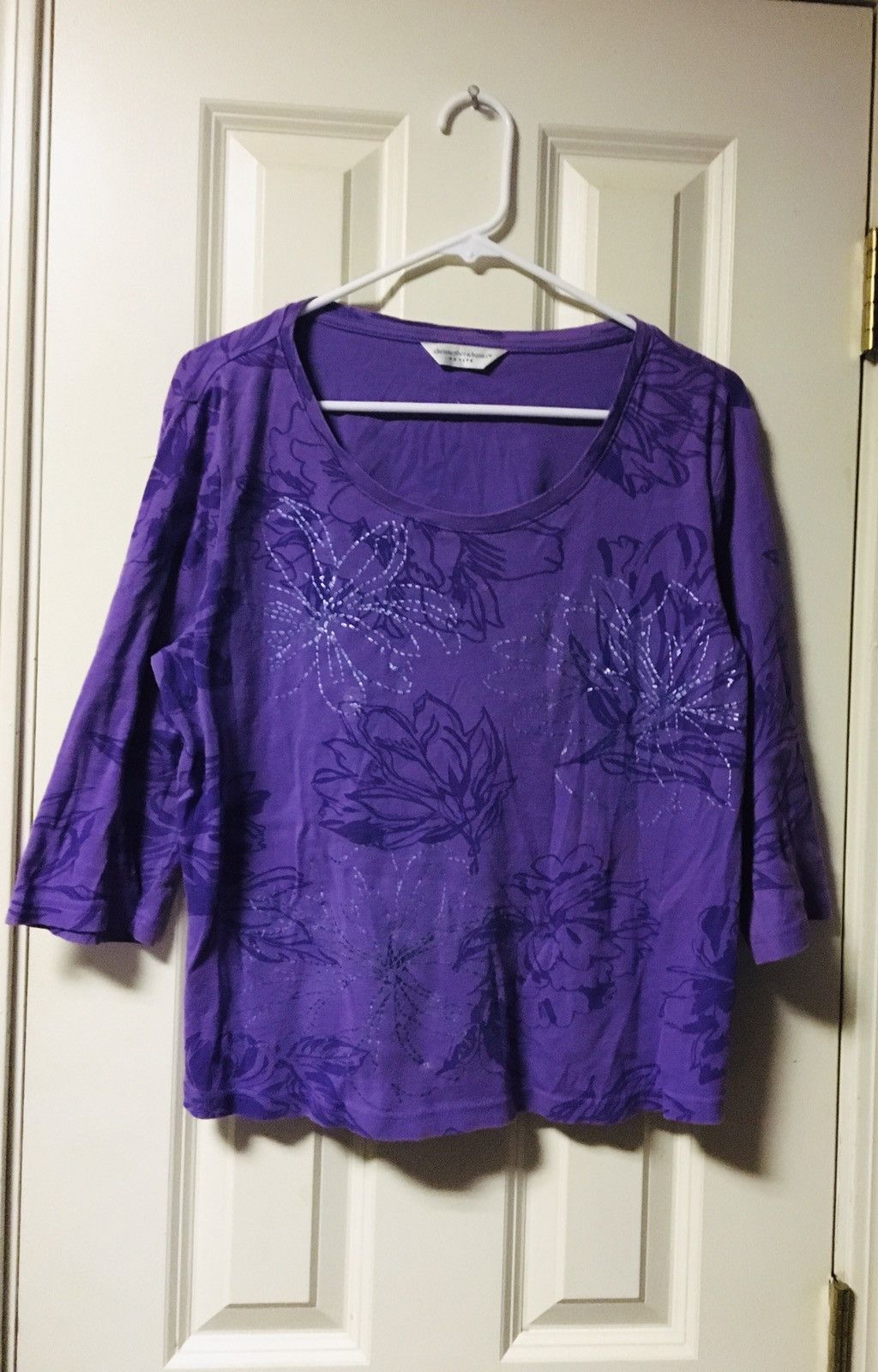 Other Christopher & Banks Women’s Top XL Petite ( Cheat 43 Inches) Size XL / US 12-14 / IT 48-50 - 2 Thumbnail