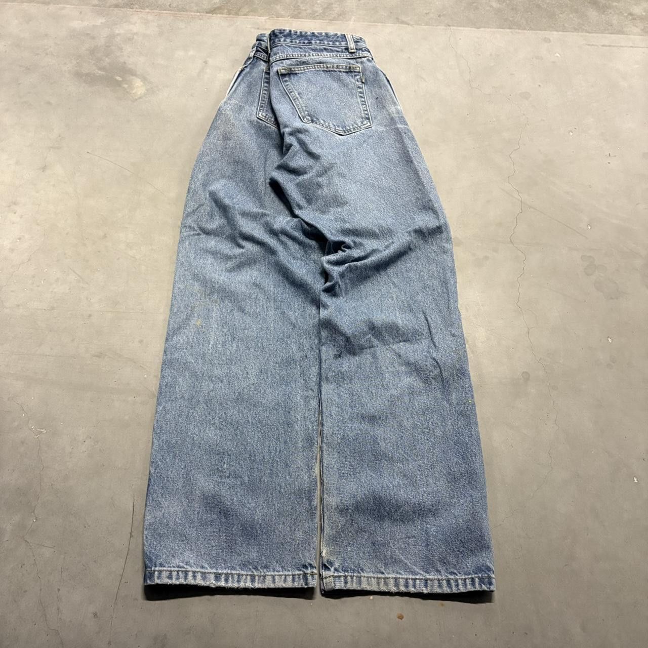 Cabelas × Vintage Crazy Vintage Y2K/2000s Baggy Cabela’s Tall Medium Blue Wash Denim Jeans! Size US 36 / EU 52 - 5 Thumbnail