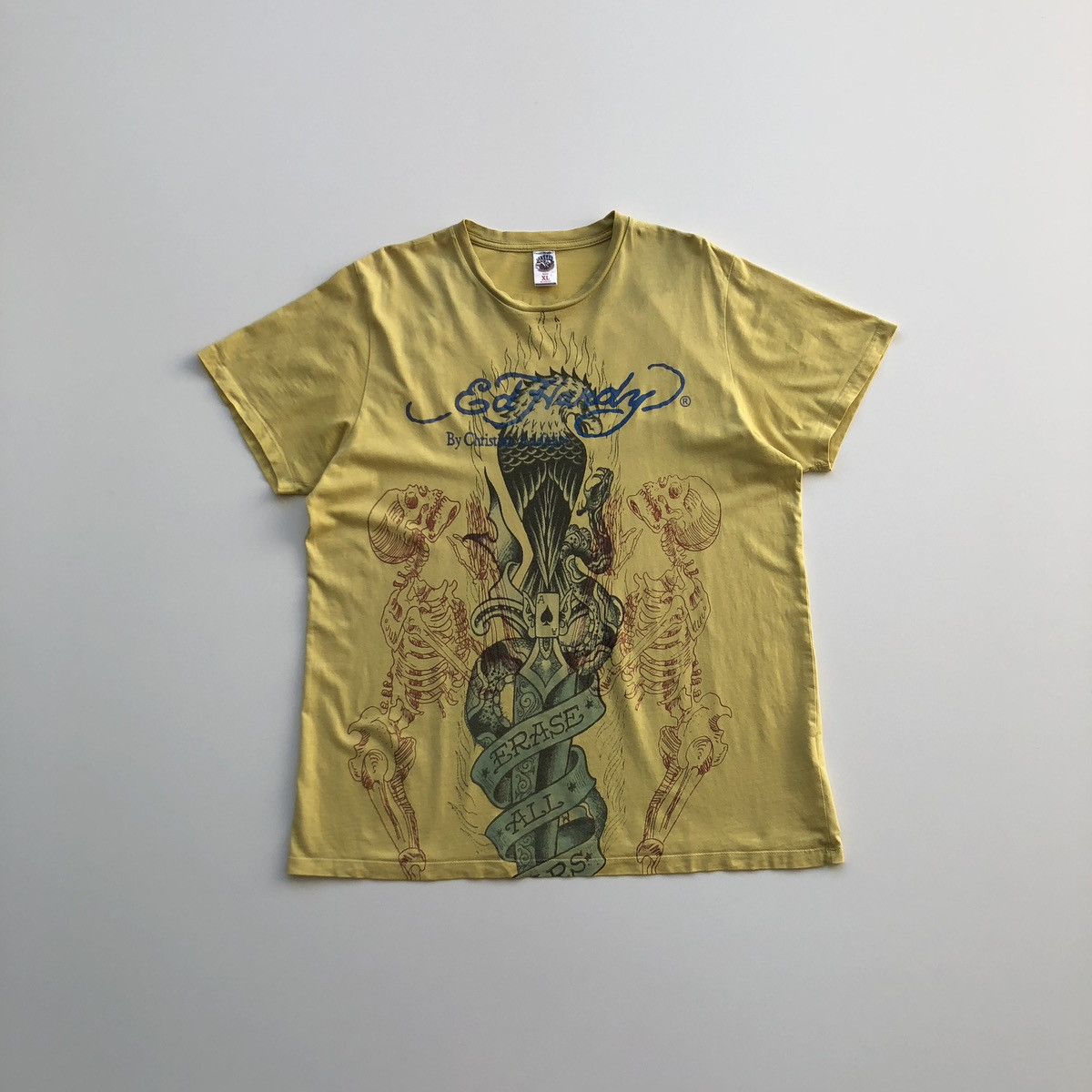 Christian Audigier × Ed Hardy Ed Hardy by Christian Audigier Tattoo Printed T-Shirt USA Size US L / EU 52-54 / 3 - 1 Thumbnail