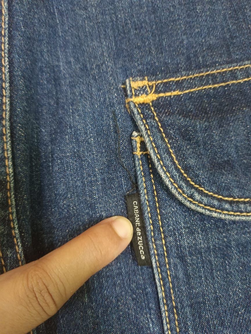 CABANE de ZUCCa Cabane De Zucca Buckle Back Selvedge Jeans Size US 31 - 19 Thumbnail