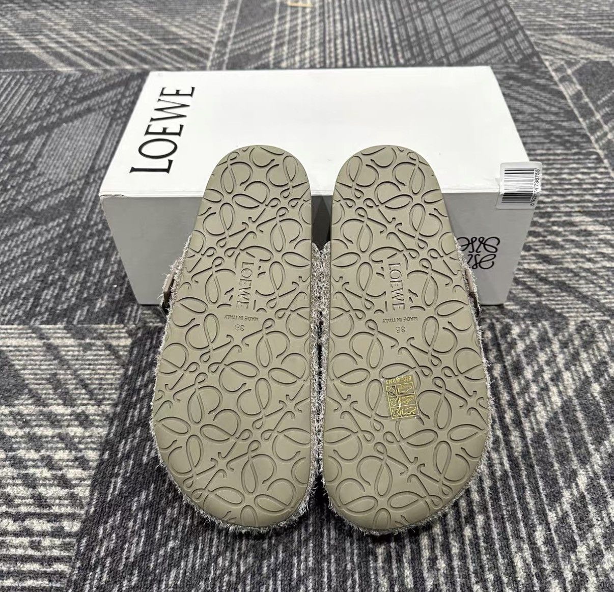 Loewe Loewe Ease Buckle Suede Birkenstock Mules J42 Size US 8 / IT 38 - 6 Thumbnail