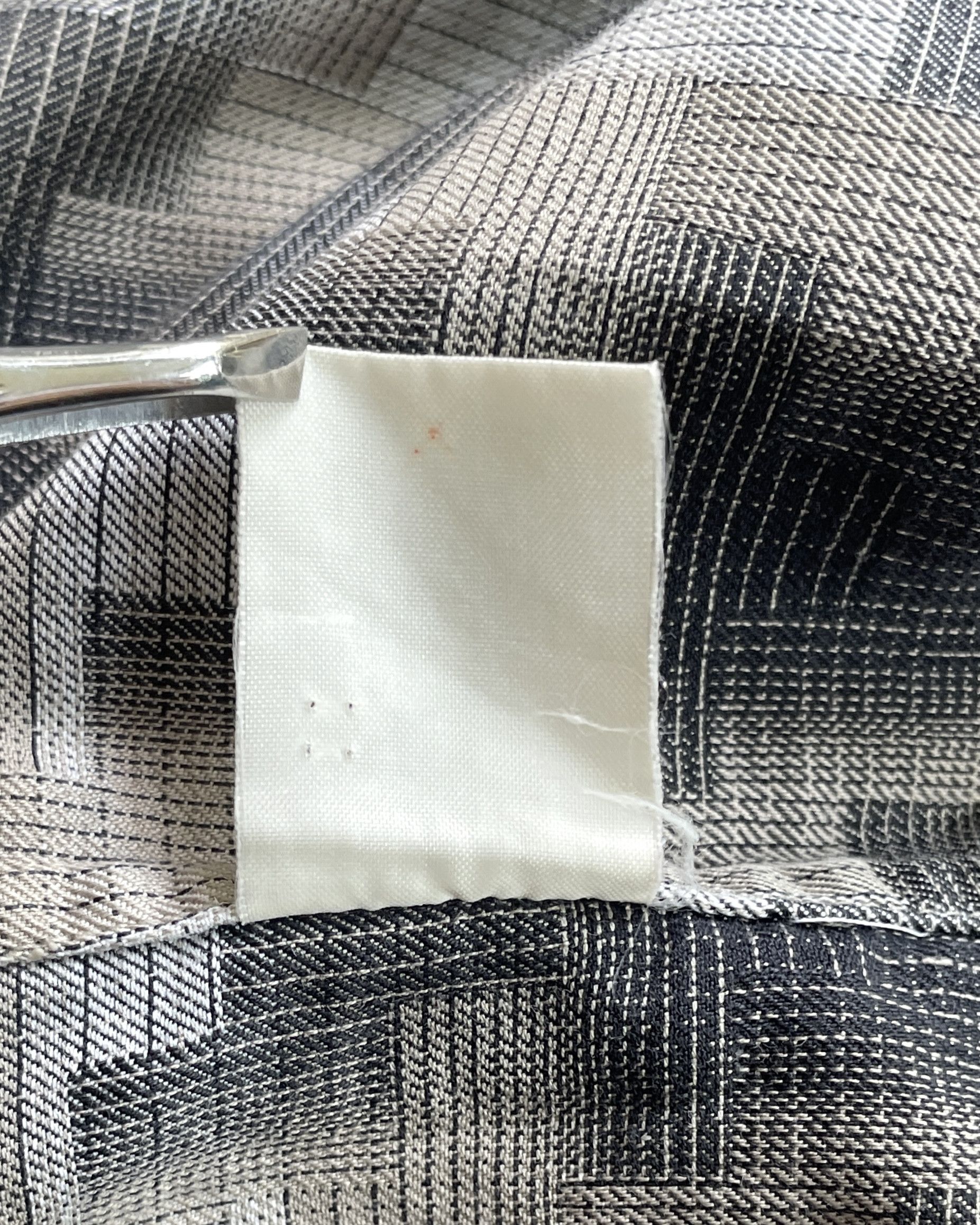ISSEY MIYAKE Abstact Check Pattern Shirt