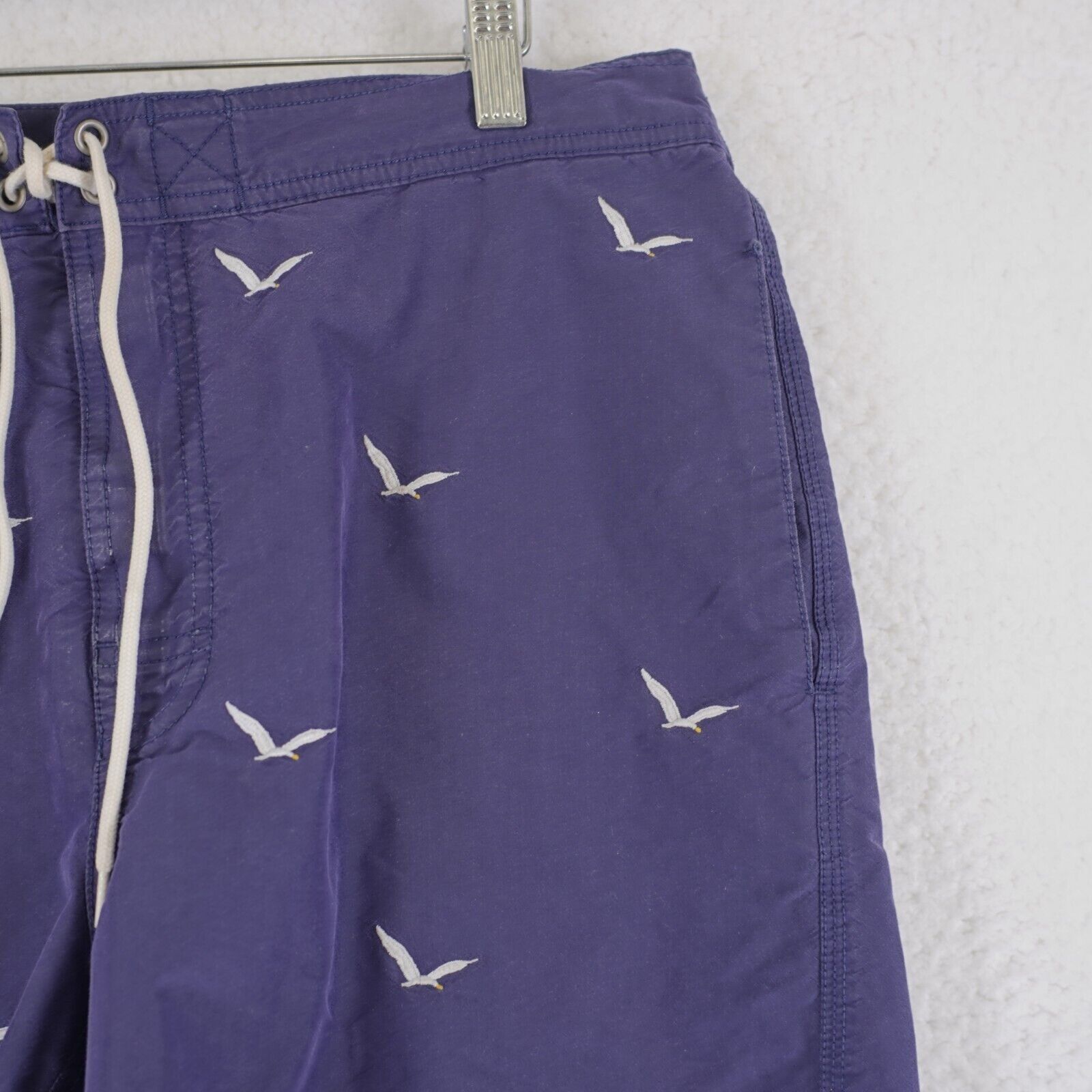 Polo Ralph Lauren Polo Ralph Lauren Blue Medium Seagull Drawstring Lined Swim Size US 34 / EU 50 - 2 Thumbnail