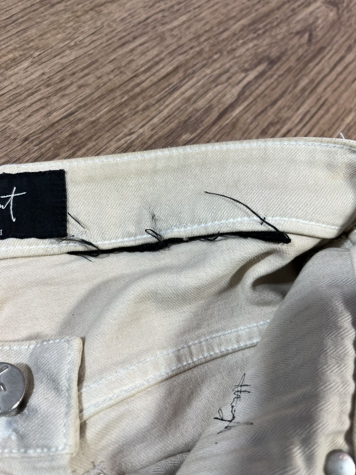 Fagassent Toshiki Aoki 💎FAGASSENT DISTRESSED PANTS Size 27" / US 4 / IT 40 - 6 Thumbnail