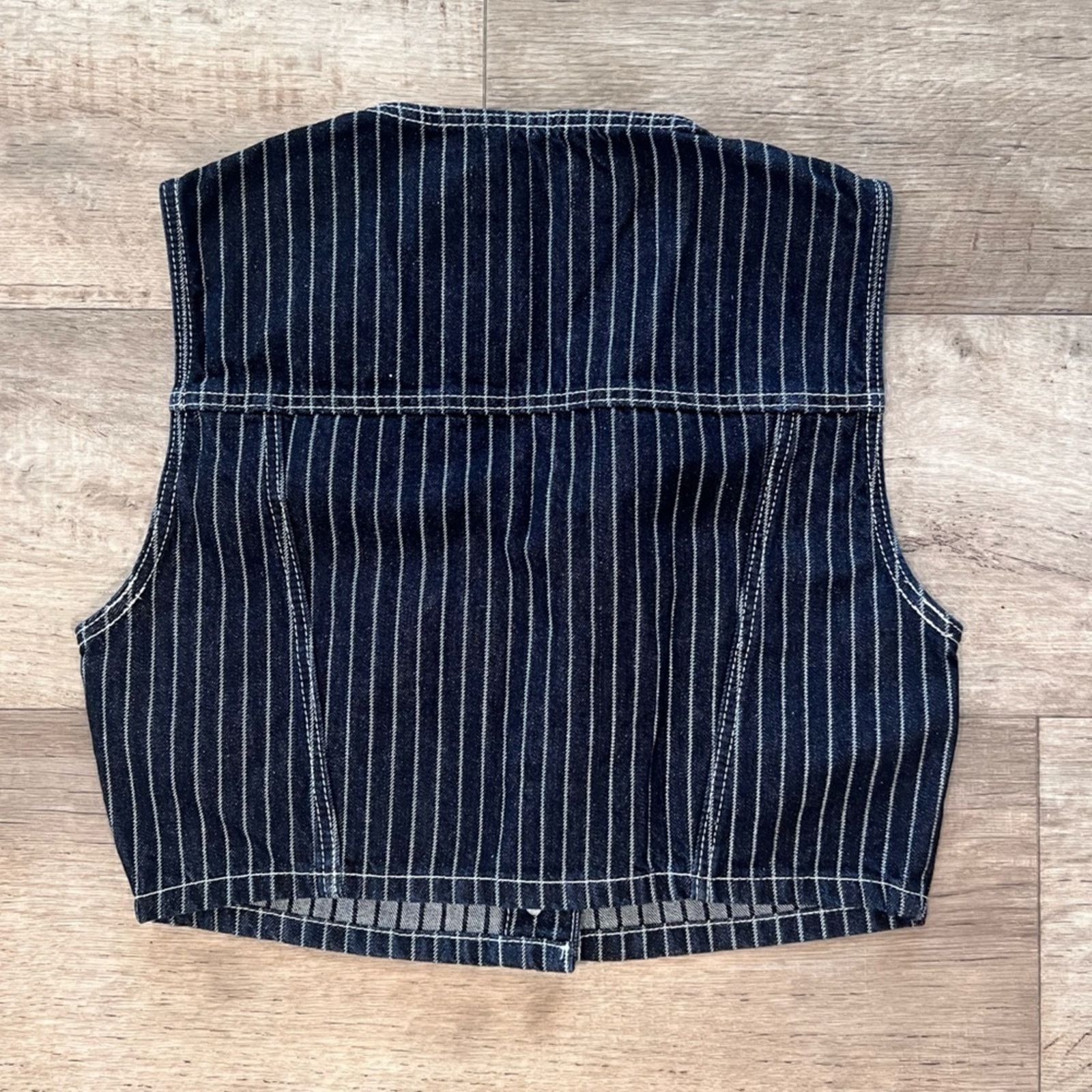 Zara ZARA Striped Cropped Vest NWT Size M / US 6-8 / IT 42-44 - 22 Thumbnail