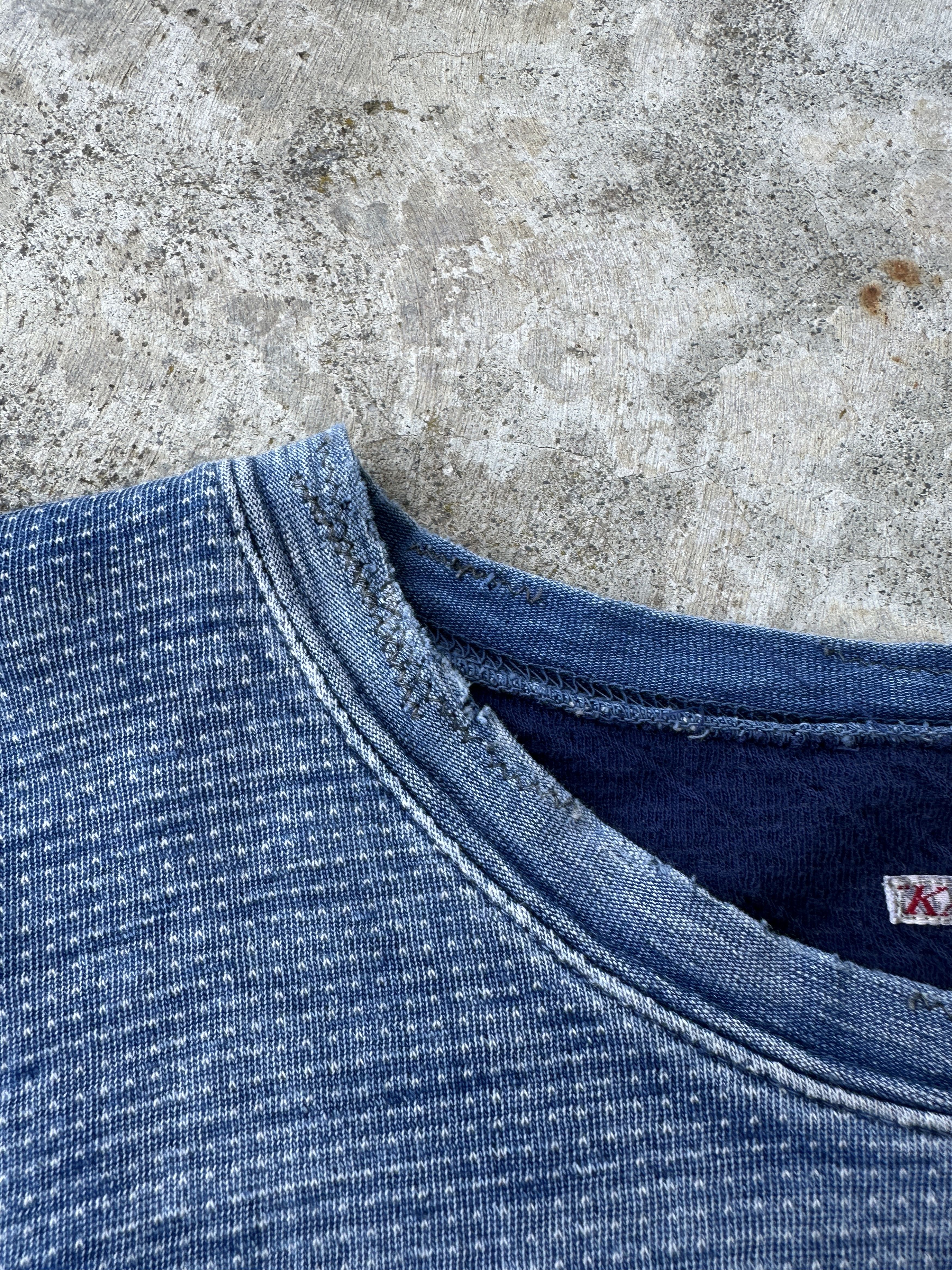 Kapital Kountry Indigo Numbered 43 striped durene jersey prisoner boro tee Size US S / EU 44-46 / 1 - 9 Thumbnail