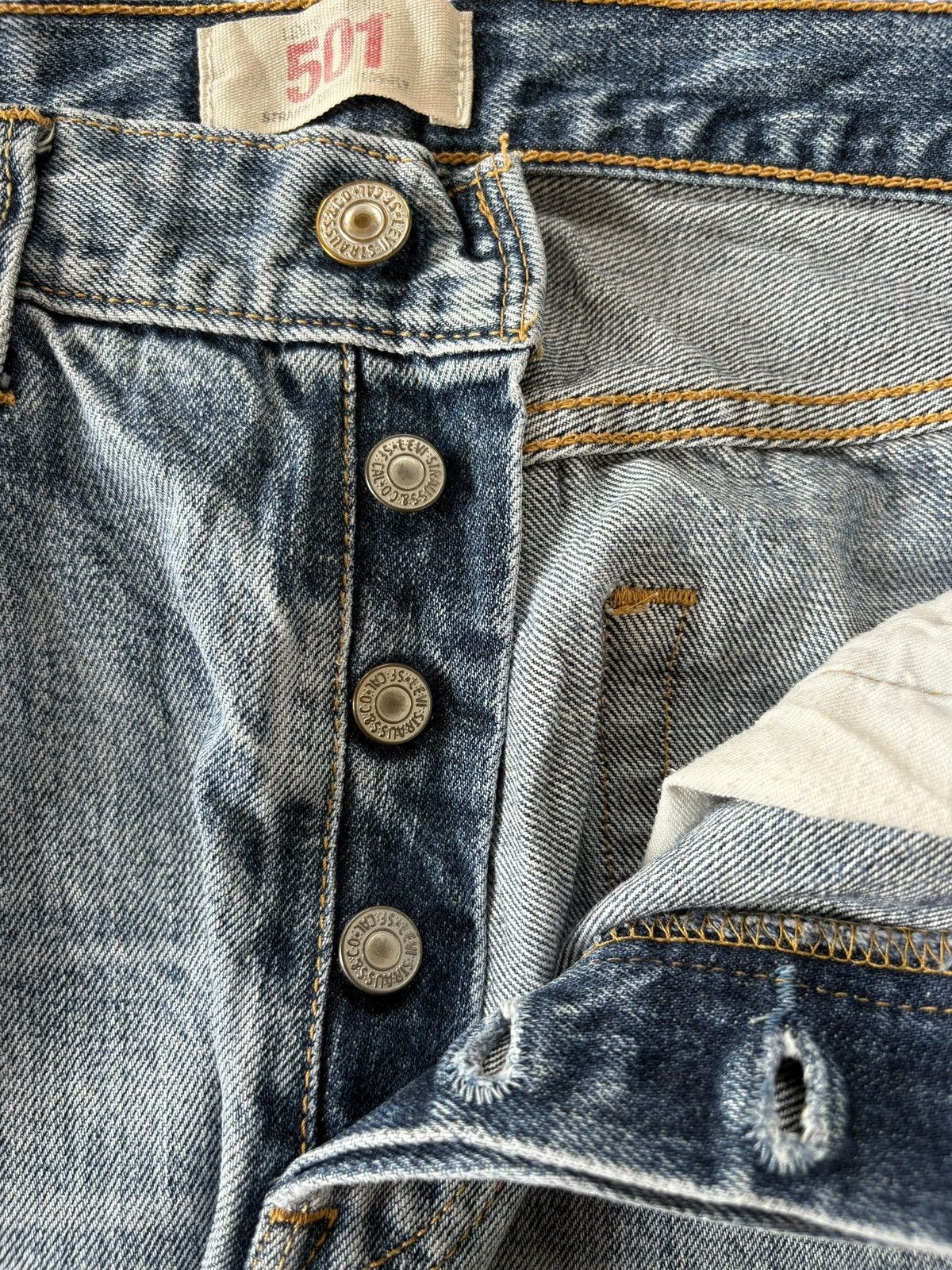 Levi's Vintage 90s Levis 501 Stonewashed Loose Jeans Size US 30 / EU 46 - 8 Thumbnail