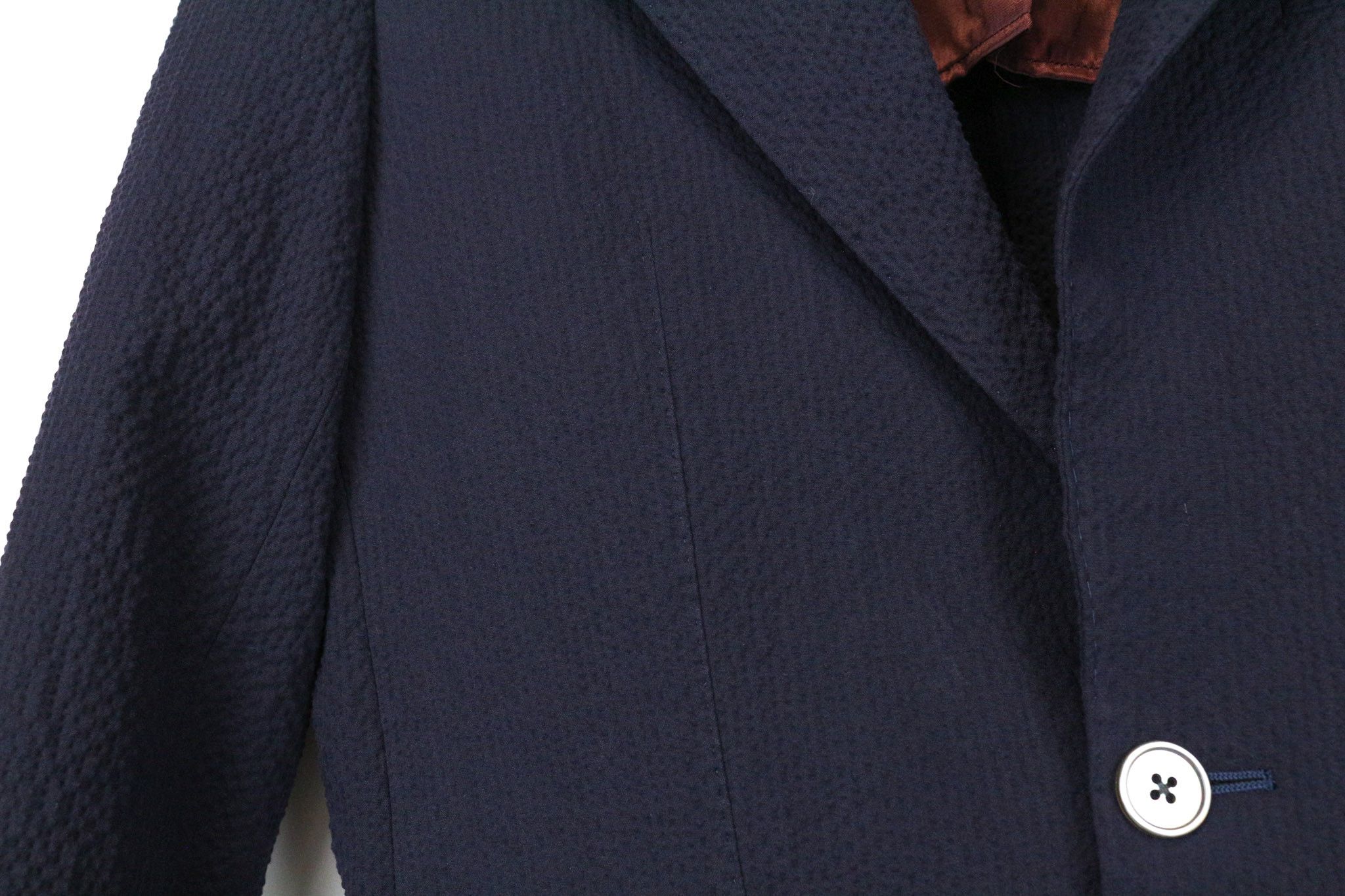 Suitsupply LA SPALLA UK32R Navy Stretch Cotton Blazer 75160 Size 34S - 9 Thumbnail