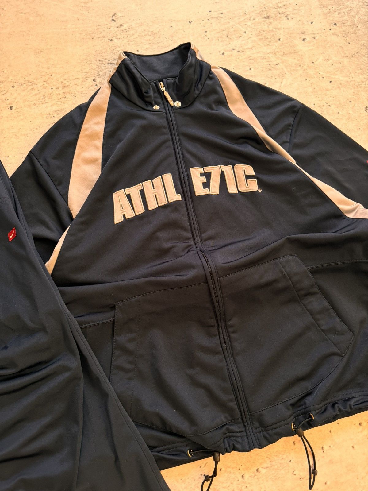 Nike × Vintage NIKE VINTAGE OVERSIZE DRIL TRACK SUIT Y2k Size US L / EU 52-54 / 3 - 3 Thumbnail