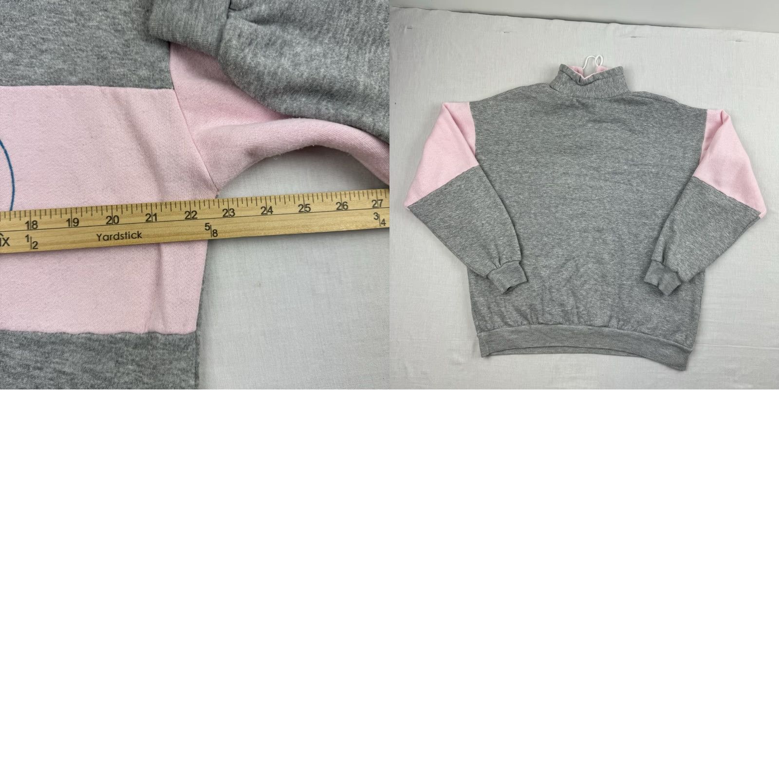 Pinko VINTAGE Jacqe San Francisco Sweatshirt Shirt Adult Large Gray 1970s Quarter Zip 1970s Mens Pullover Small Details: Solid, Zip, Collared Mens Size US L / EU 52-54 / 3 - 8 Thumbnail