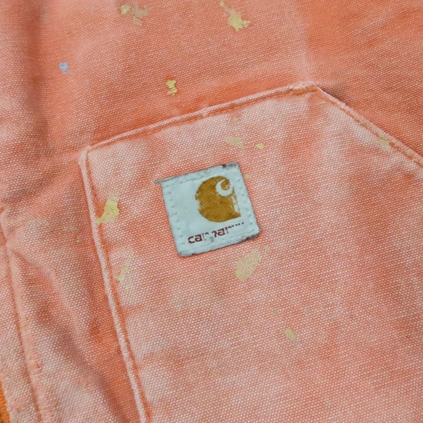 Carhartt Vintage Carhartt Artic Quilt Lined Vest Size L Orange Mens Vest Size US L / EU 52-54 / 3 - 4 Thumbnail
