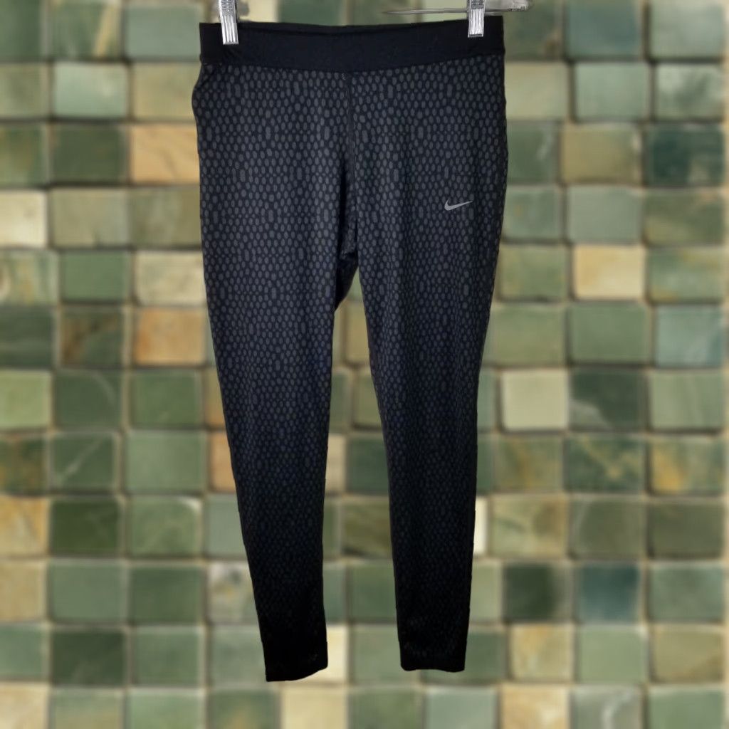 Nike Nike Dri-Fit Pants Womens Run Fast Live Fearless Activewear Size M Black Compression Running Jogging Size 32" / US 10 / IT 46 - 1 Thumbnail