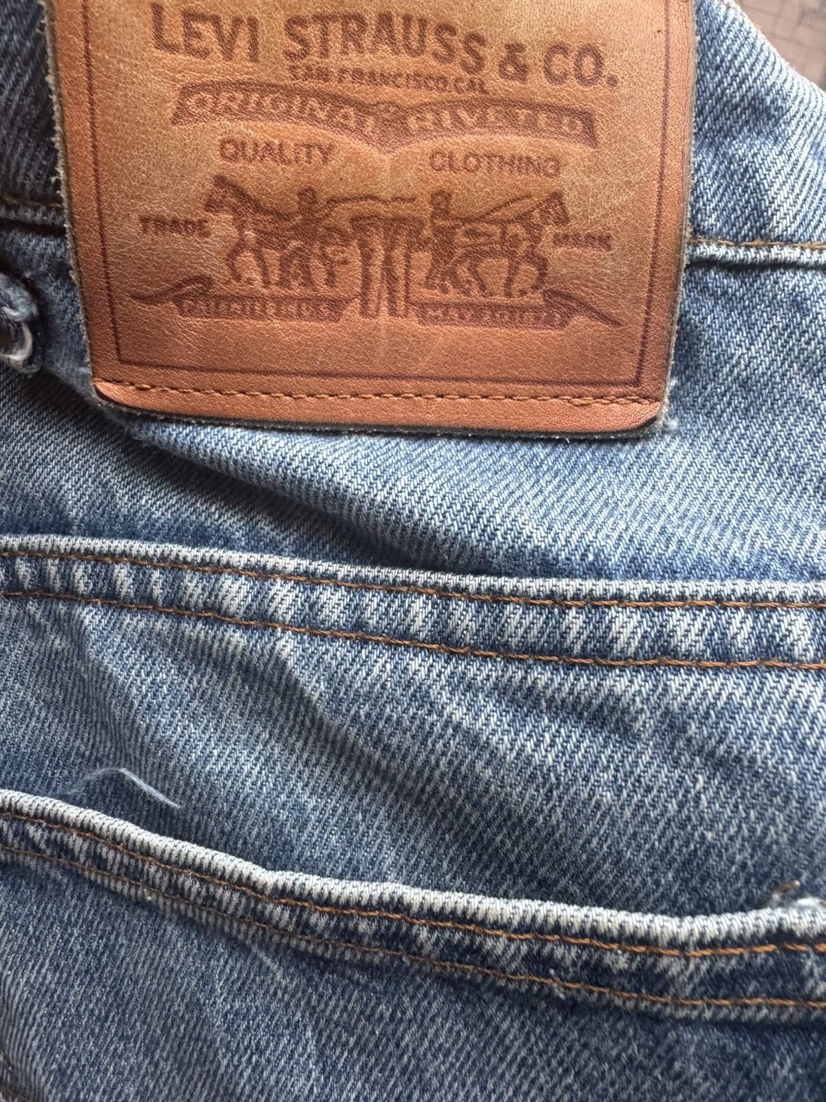 Vintage Vintage patch work jeans Size US 34 / EU 50 - 4 Thumbnail