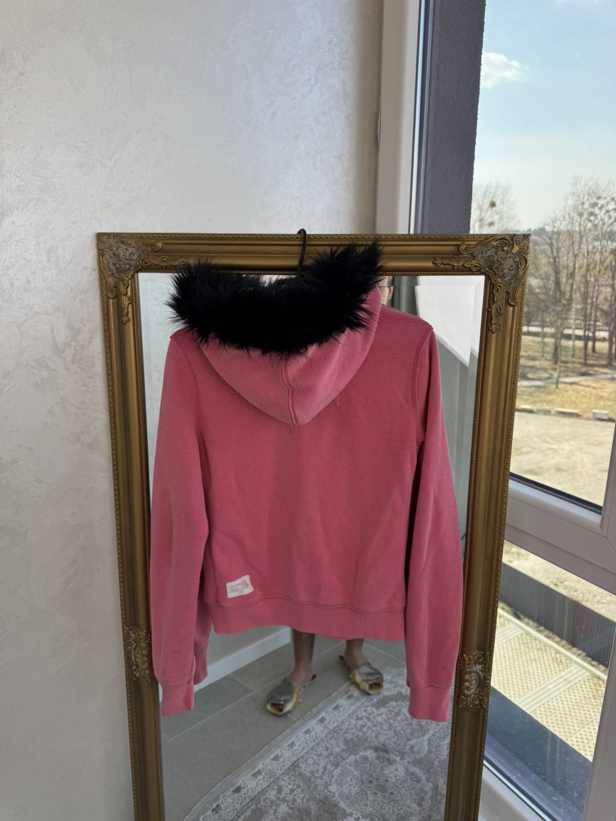 Abercrombie & Fitch Vtg Y2K If6was9 LGB Goa Vibe Abercrombie Fitch fur zip Hood Size L / US 10 / IT 46 - 4 Thumbnail