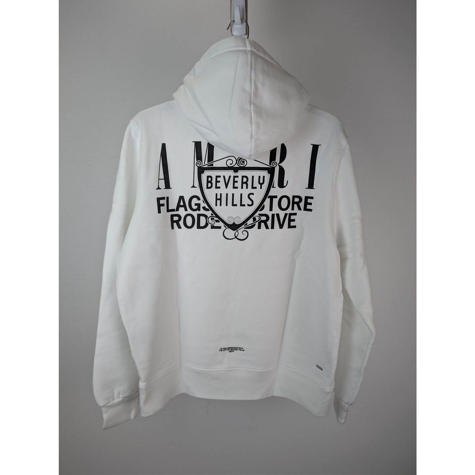 Amiri o1rshd1 Amiri XO Beverly Hills Hoodie in White Size US S / EU 44-46 / 1 - 1 Thumbnail