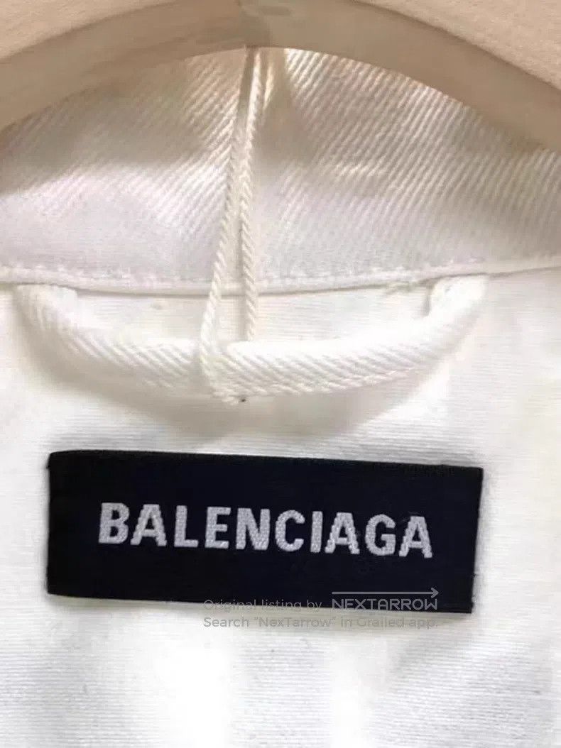Balenciaga Balenciaga Back Logo Denim Jacket Size US M / EU 48-50 / 2 - 3 Thumbnail