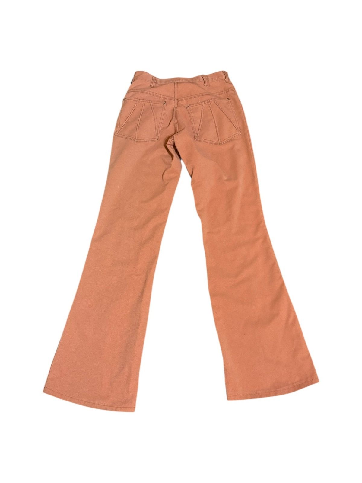 Sears 1970s orange/salmon Sears bell bottoms Size 26" / US 2 / IT 38 - 2 Thumbnail