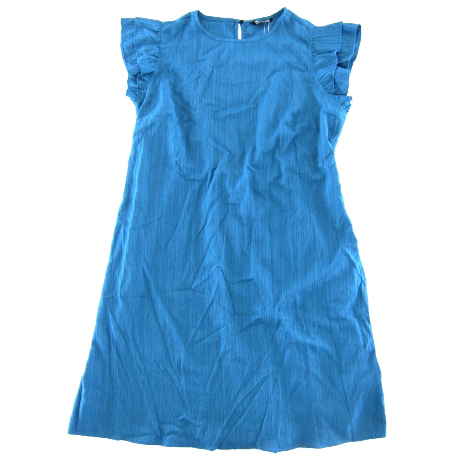 Vintage BLOOMCHIC Dress Cap Sleeve NWT Blue 18-20 Women Pockets Shift Smock Tunic Knee Length Casual/Formal 90s Wedding Women Size XXL / US 16-18 / IT 52-54 - 2 Thumbnail