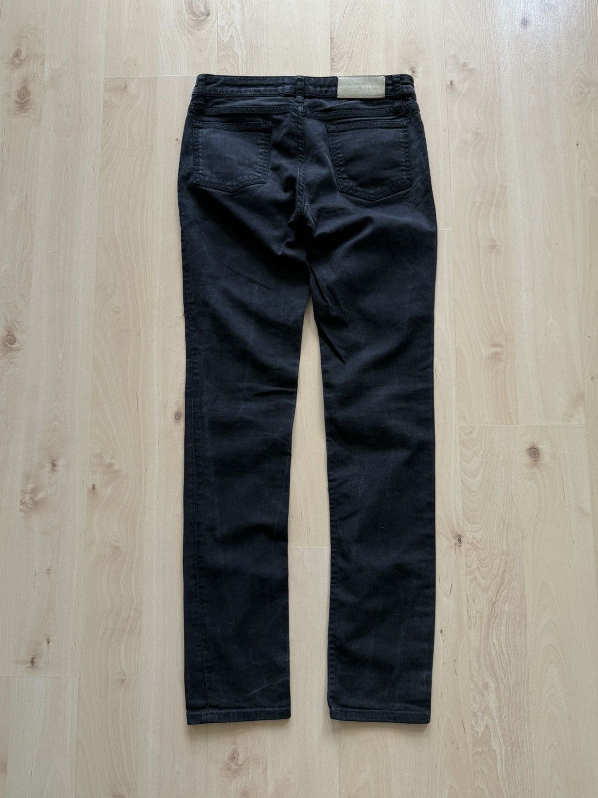 Acne Studios Acne Studios Kex Smooth black Denim Jeans pants Size 29" - 2 Thumbnail